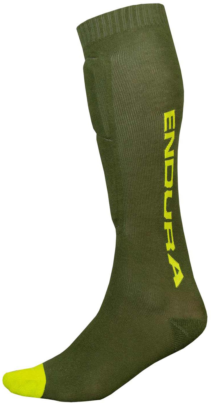 Endura Singletrack Shin Guard Sock  Forest Green