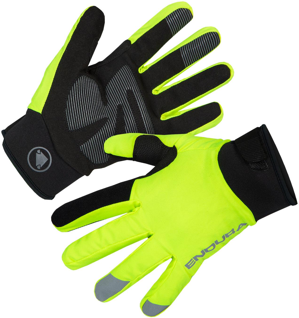 Endura Strike Waterproof Gloves  Hi-viz Yellow