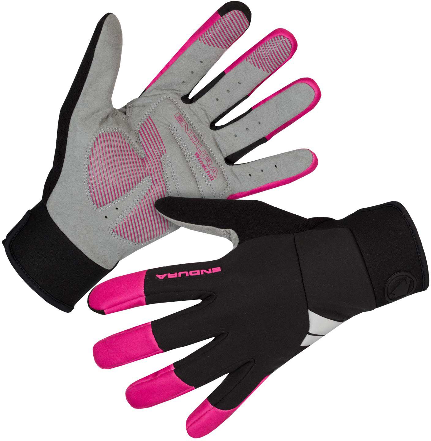 Endura Womens Windchill Gloves  Pink