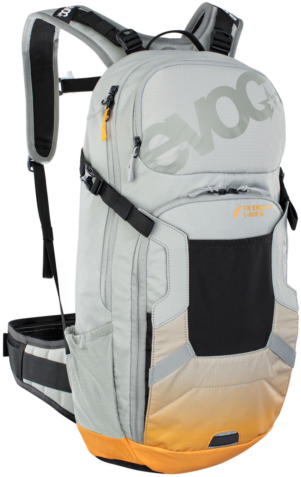 Evoc Fr Enduro E-ride Protector 16l Backpack  Stone/bright Orange
