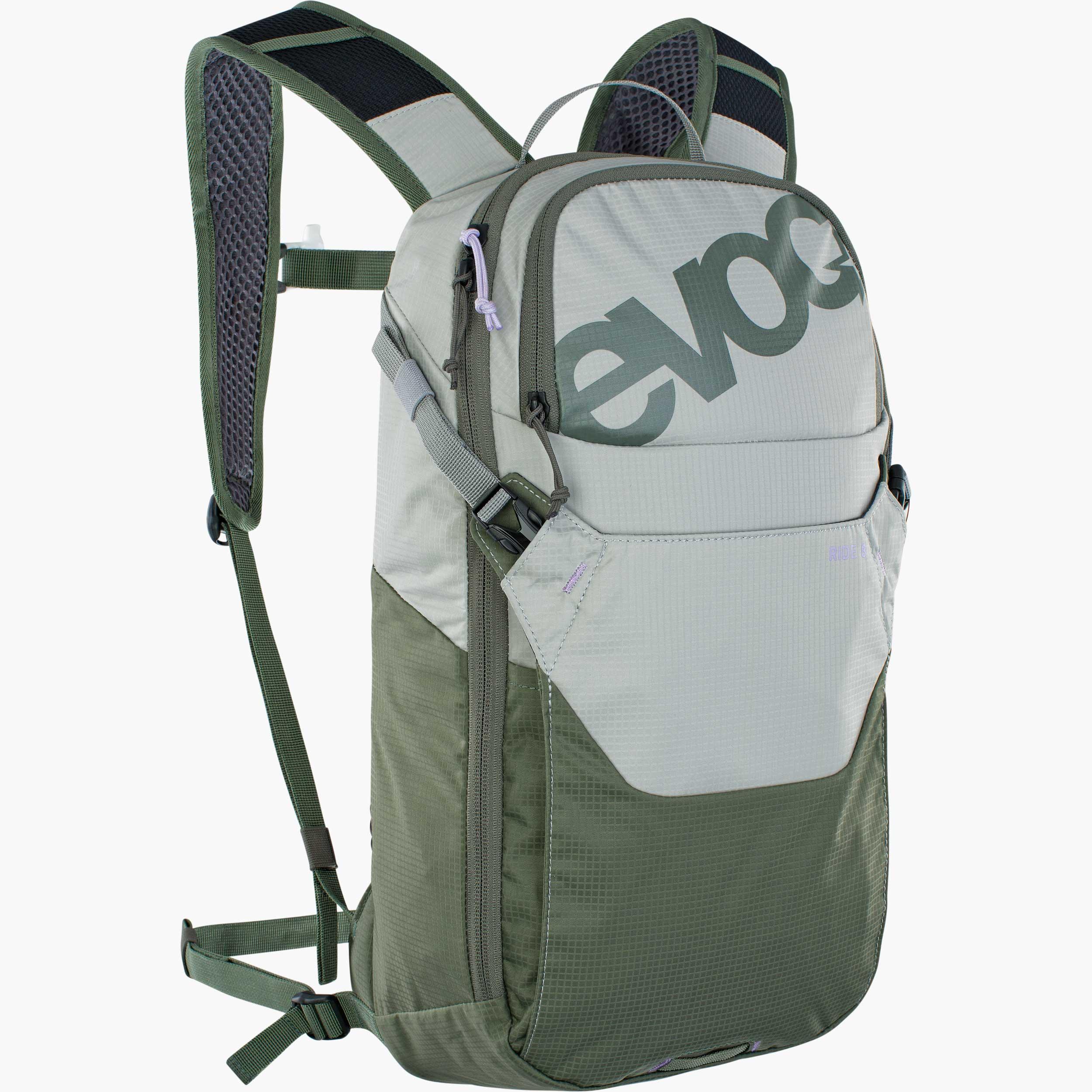 Evoc Ride 8 Backpack  Stone/dark Olive