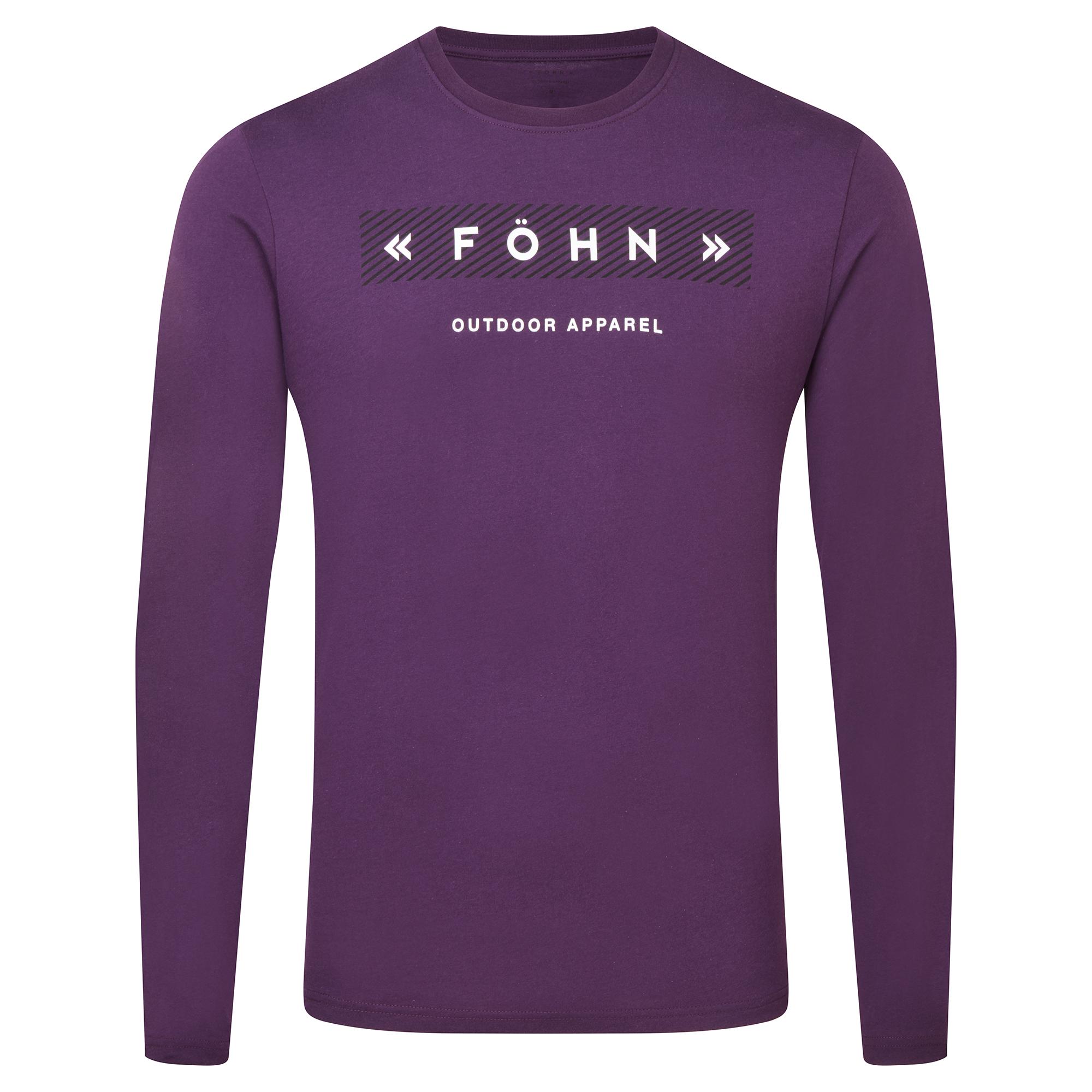 Fhn Logo Long Sleeve Tee -insignia  Purple Pennant