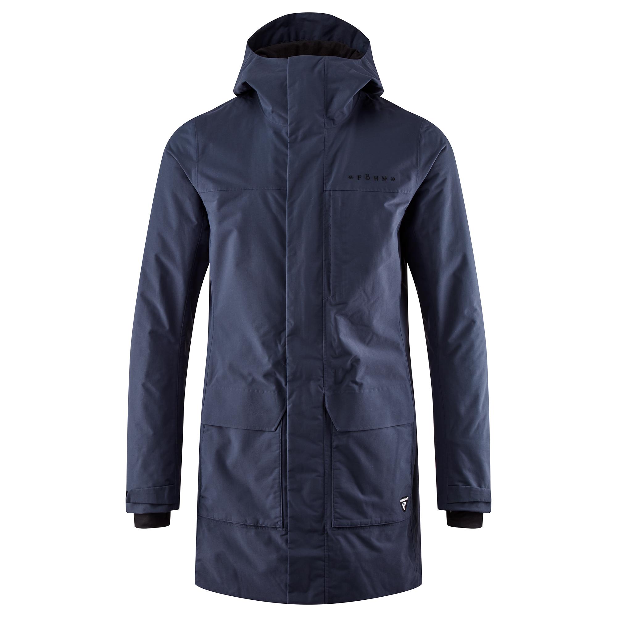 Fhn Mens Insulated Parka  Navy