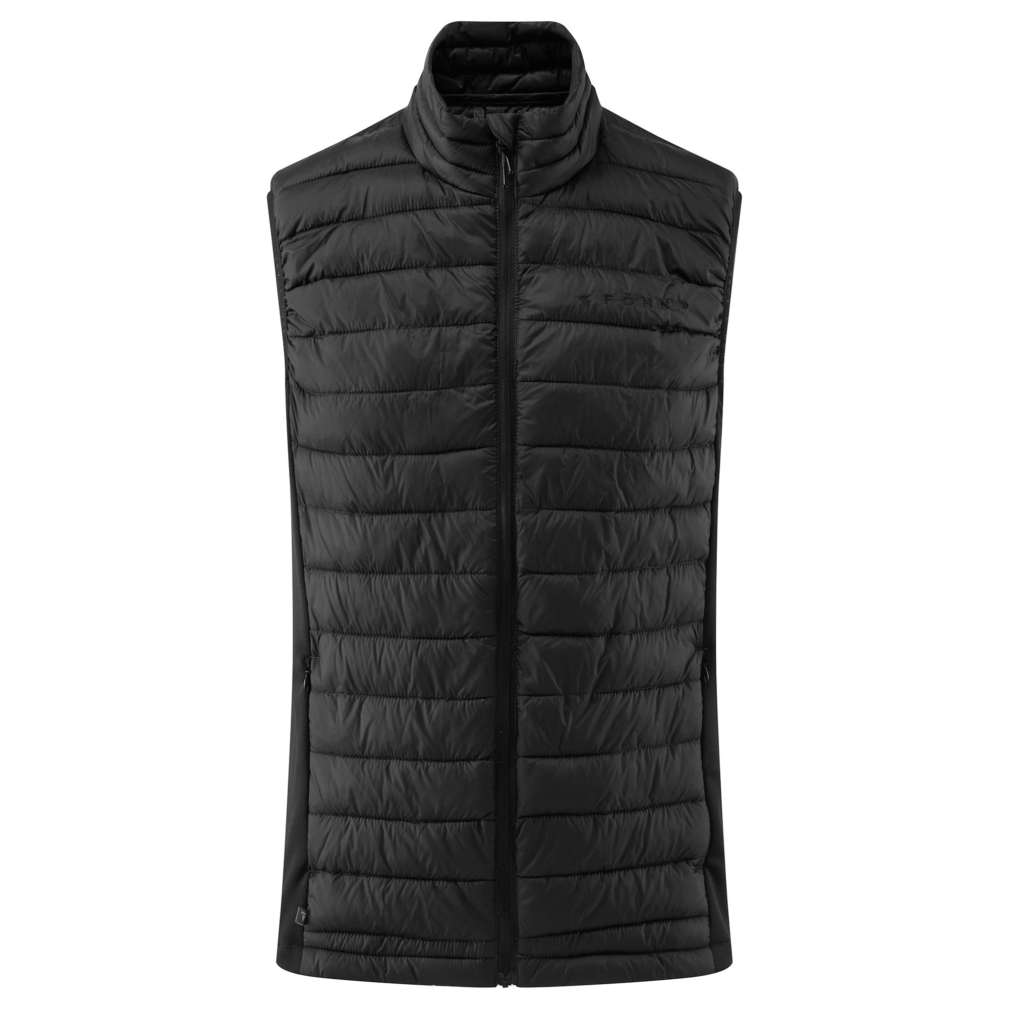 Fhn Mens Micro Synthetic Down Gilet  Black