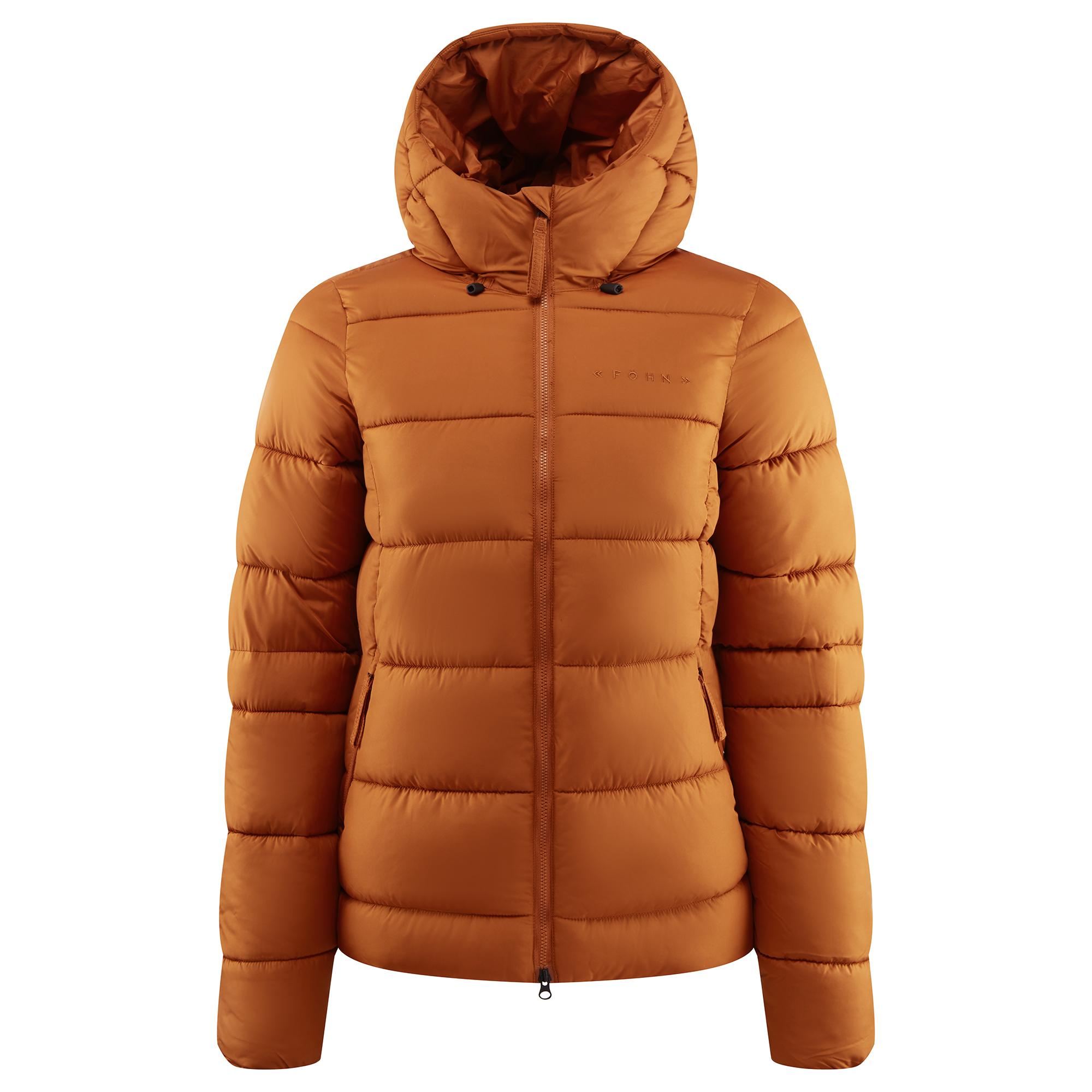 Fhn Womens Macro Synthetic Down Jacket  Umber