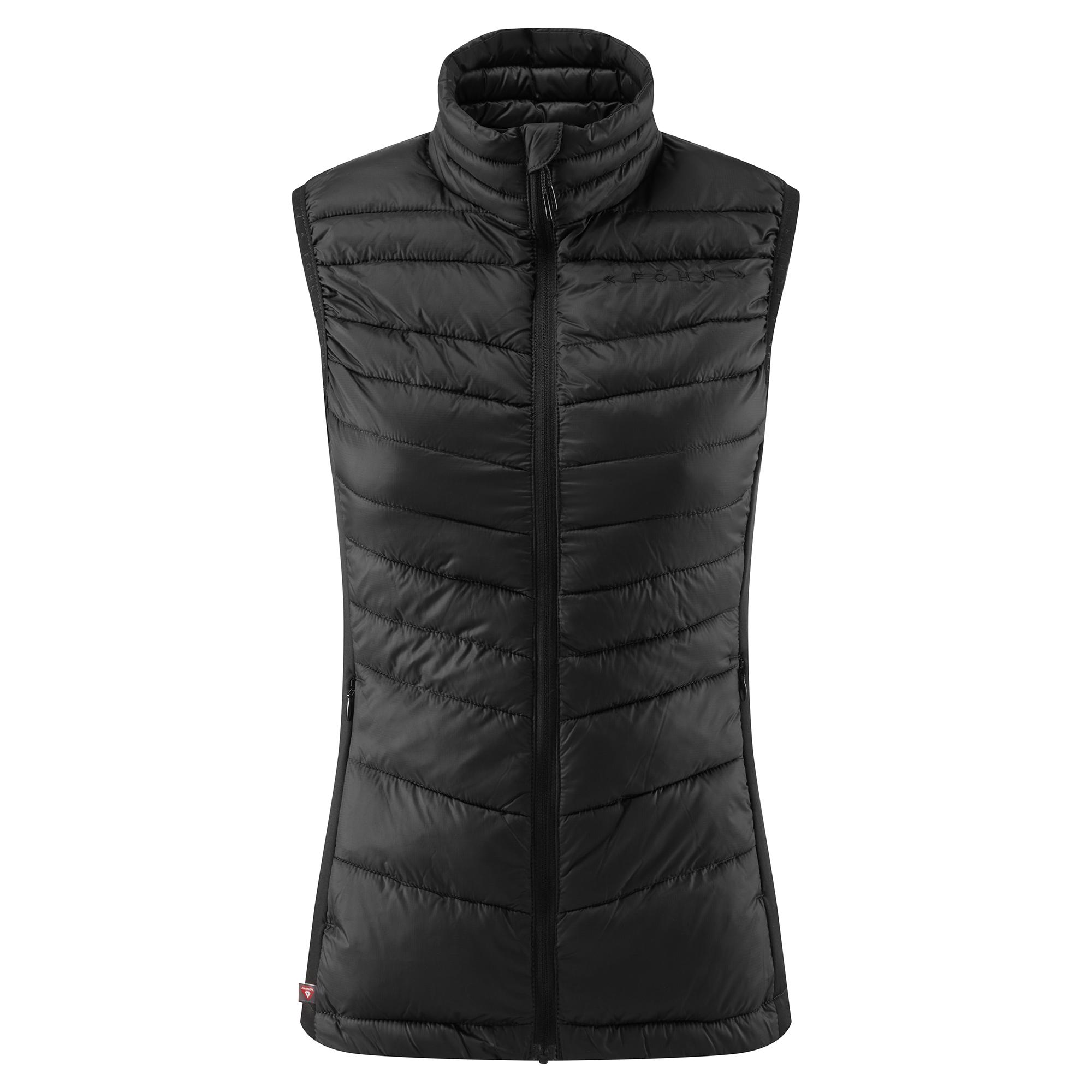 Fhn Womens Micro Synthetic Down Gilet  Black