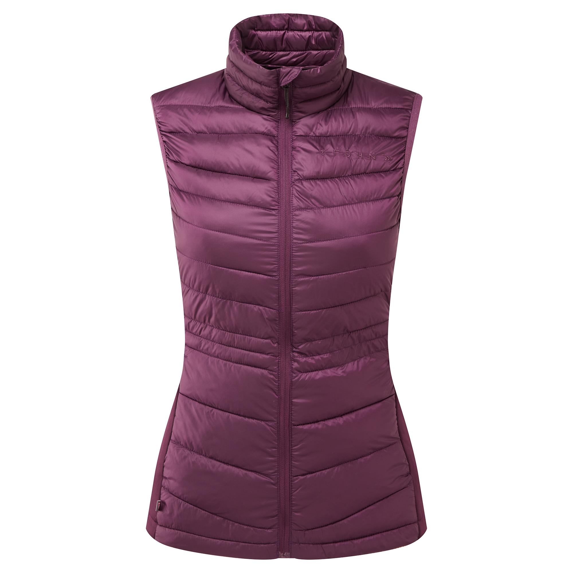 Fhn Womens Micro Synthetic Down Gilet  Potent Purple