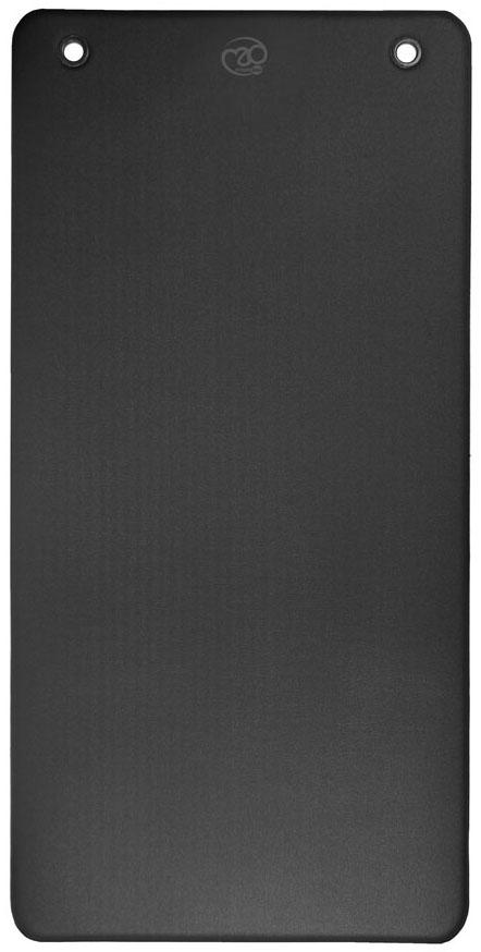 Fitness-mad Club Aerobic 9.5mm Mat With Eyelets  Black