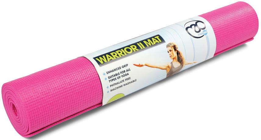 Fitness-mad Warrior Yoga Mat (4mm)  Pink