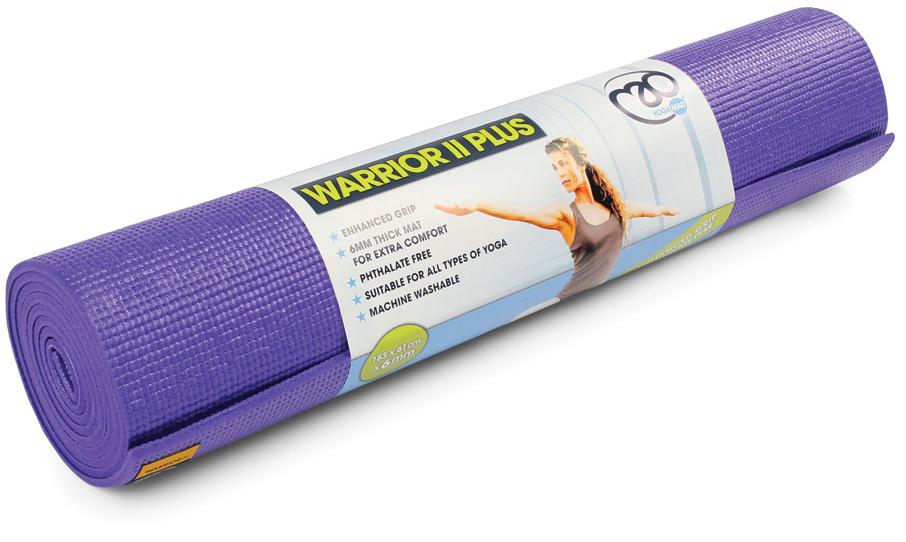 Fitness-mad Warrior Yoga Mat (6mm)  Purple