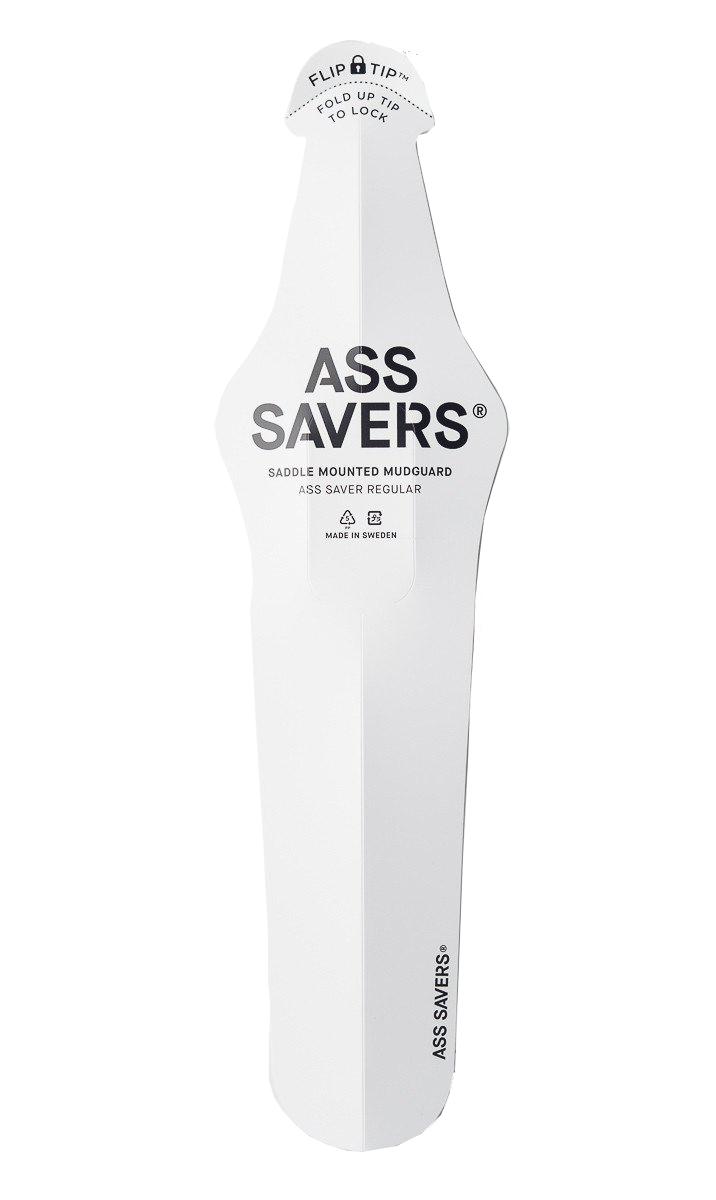 Ass Savers Regular Rear Mudguard  White