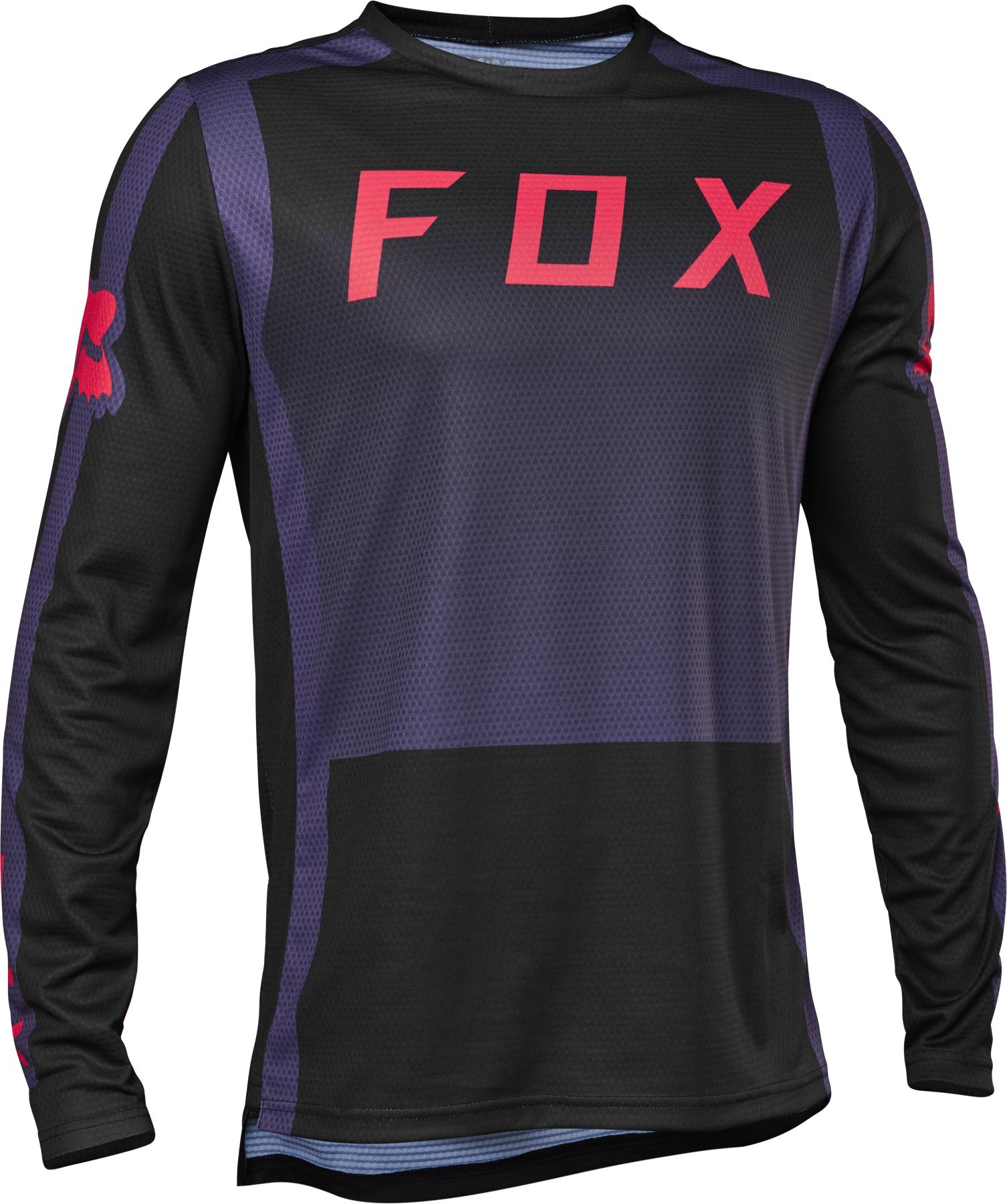 Fox Racing Defend Long Sleeve Jersey (race) Aw22  Purple