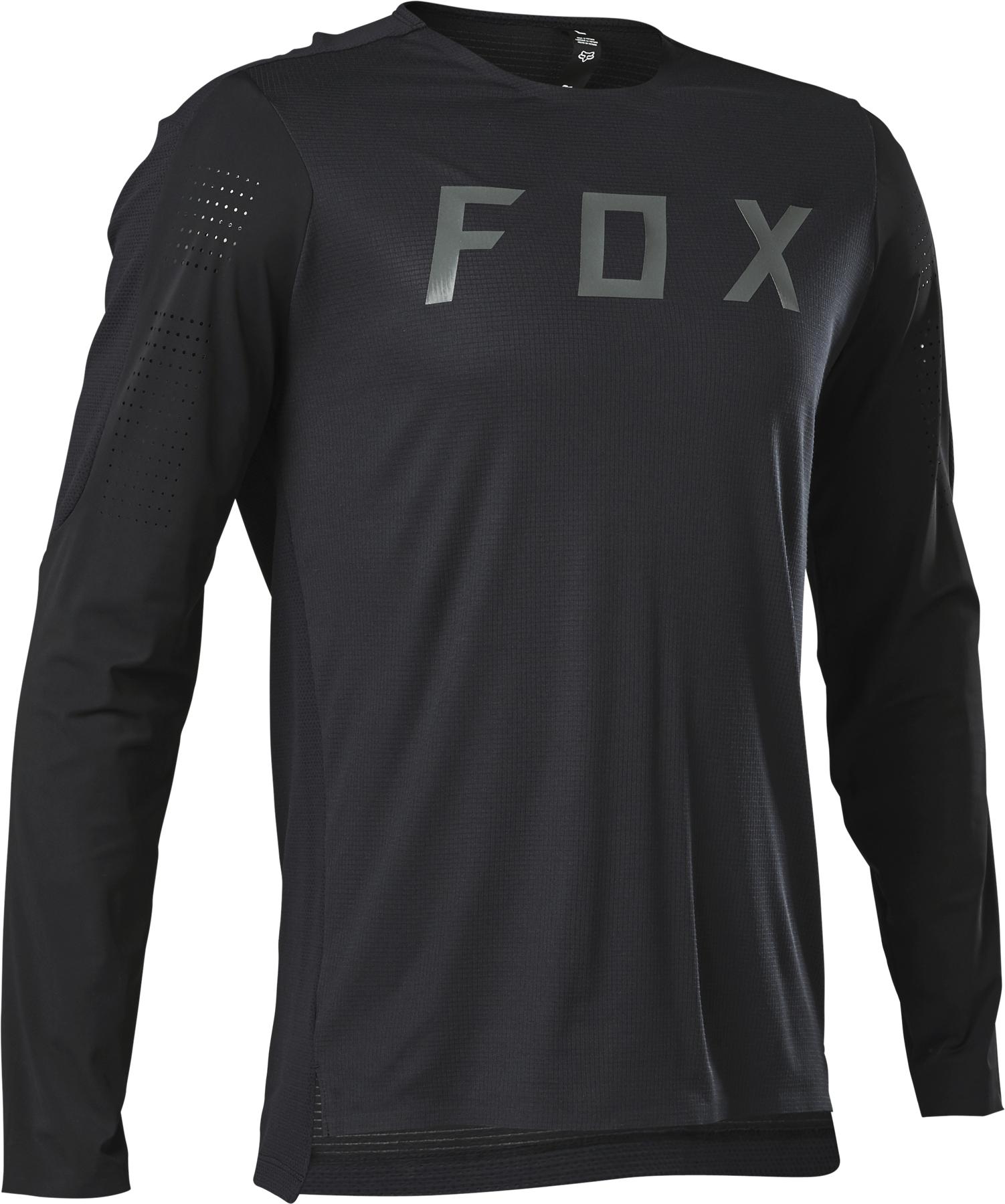 Fox Racing Flexair Long Sleeve Cycling Jersey  Black