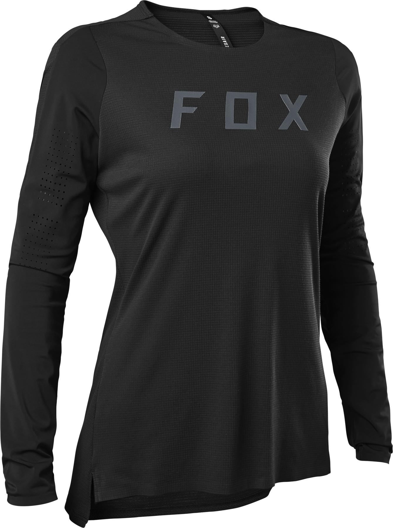 Fox Racing Womens Flexair Pro Long Sleeve Jersey Ss22  Black