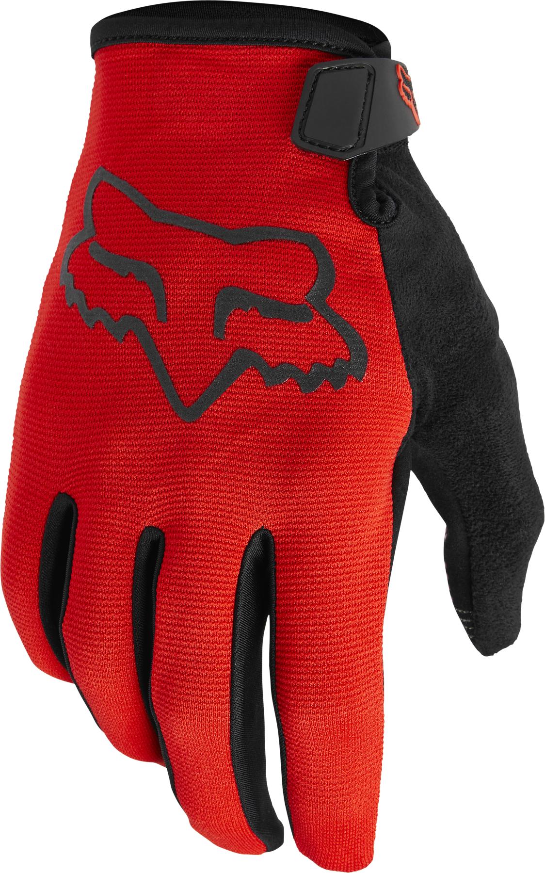 Fox Racing Youth Ranger Gloves 2021  Fluorescent Red