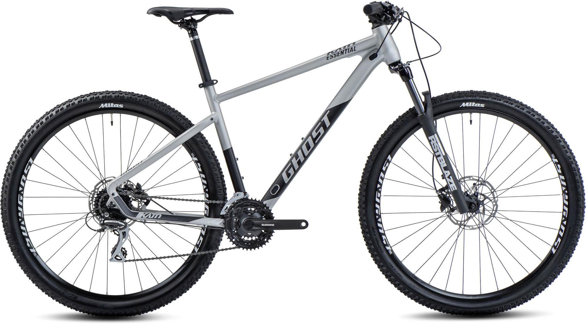 Ghost Kato Essential 27.5 Hardtail Bike 2022  Light Grey/black