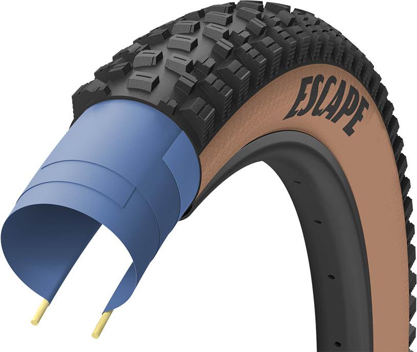 Goodyear Escape Ultimate Complete Tubeless Tyre  Black/tan Wall