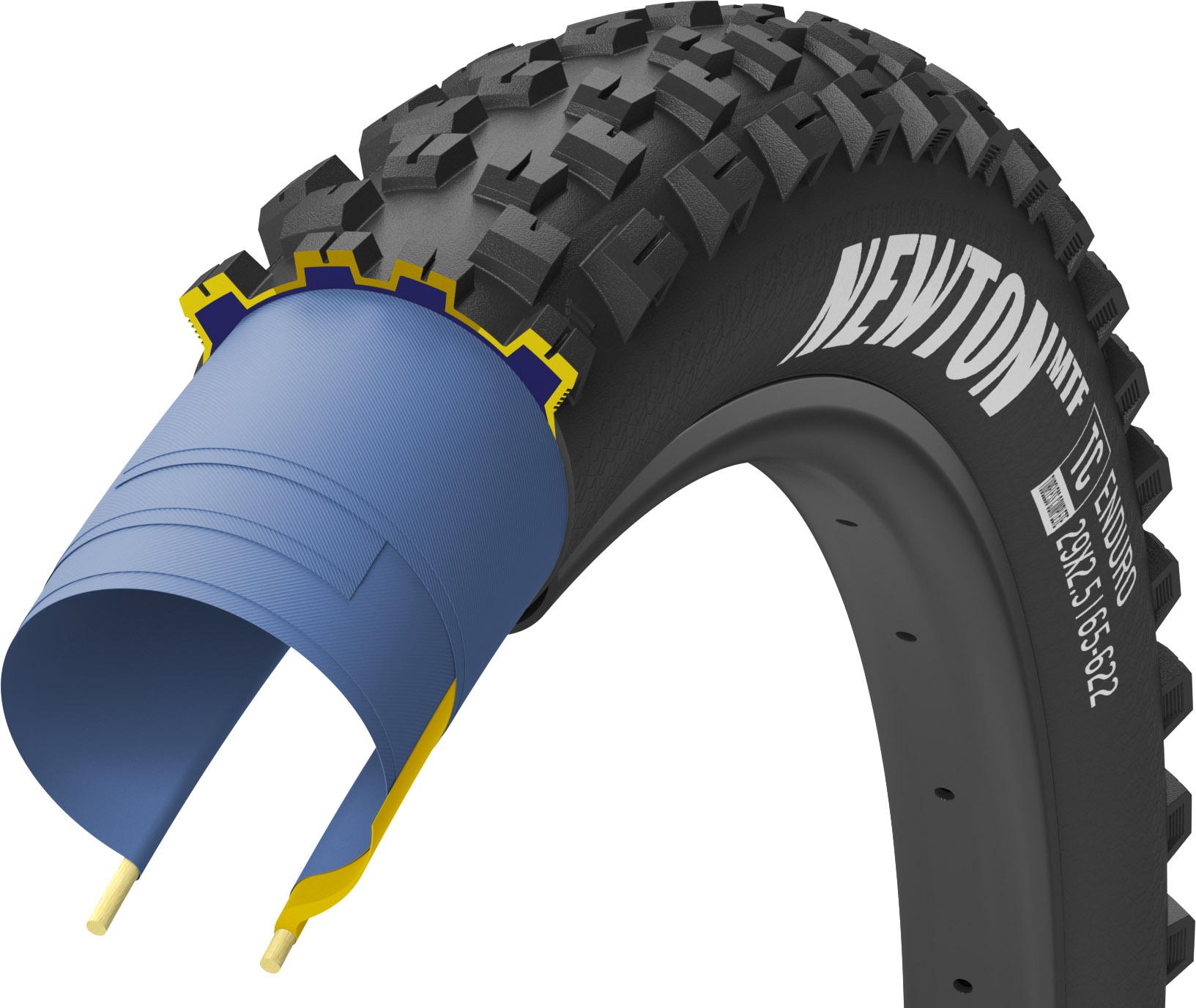 Goodyear Newton Mtf Enduro Tubeless Front Tyre  Black