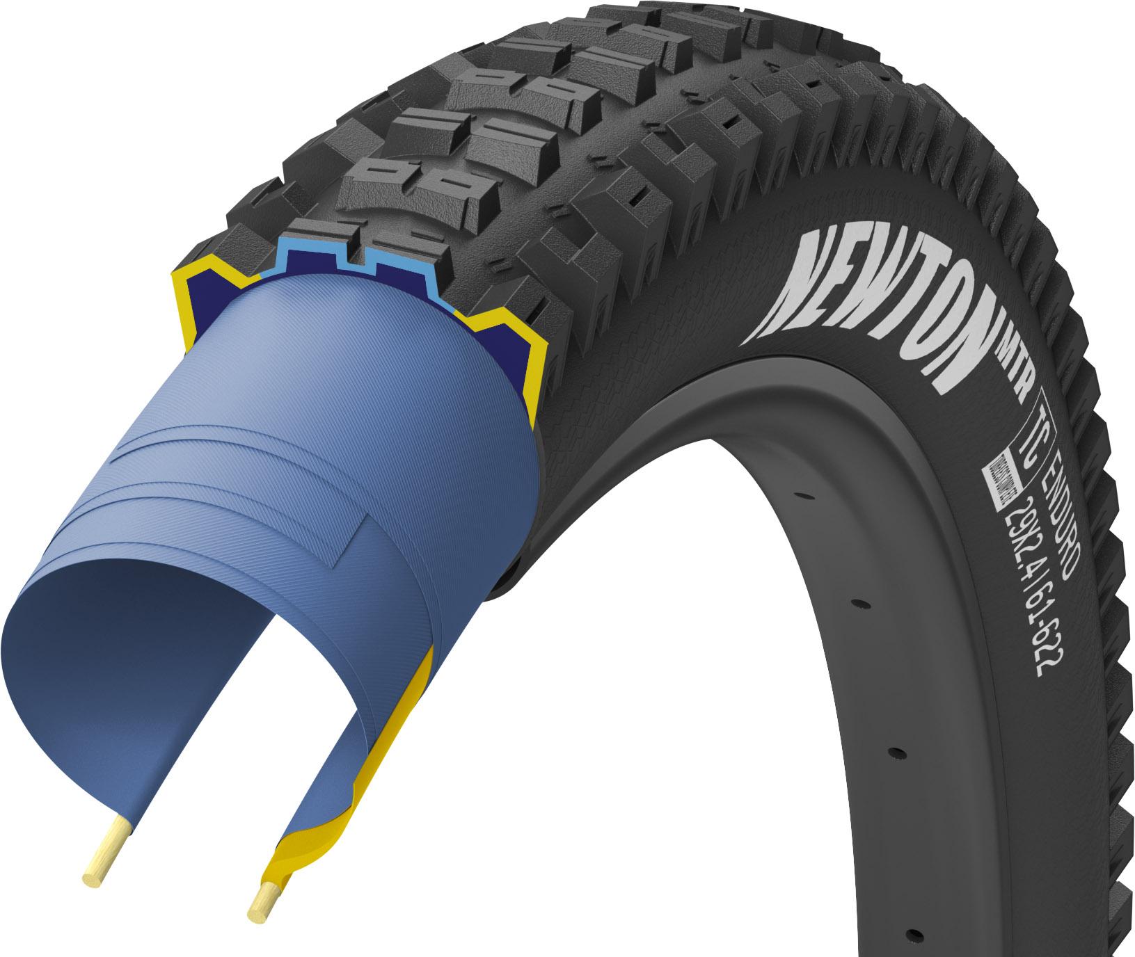 Goodyear Newton Mtr Enduro Tubeless Rear Tyre  Black
