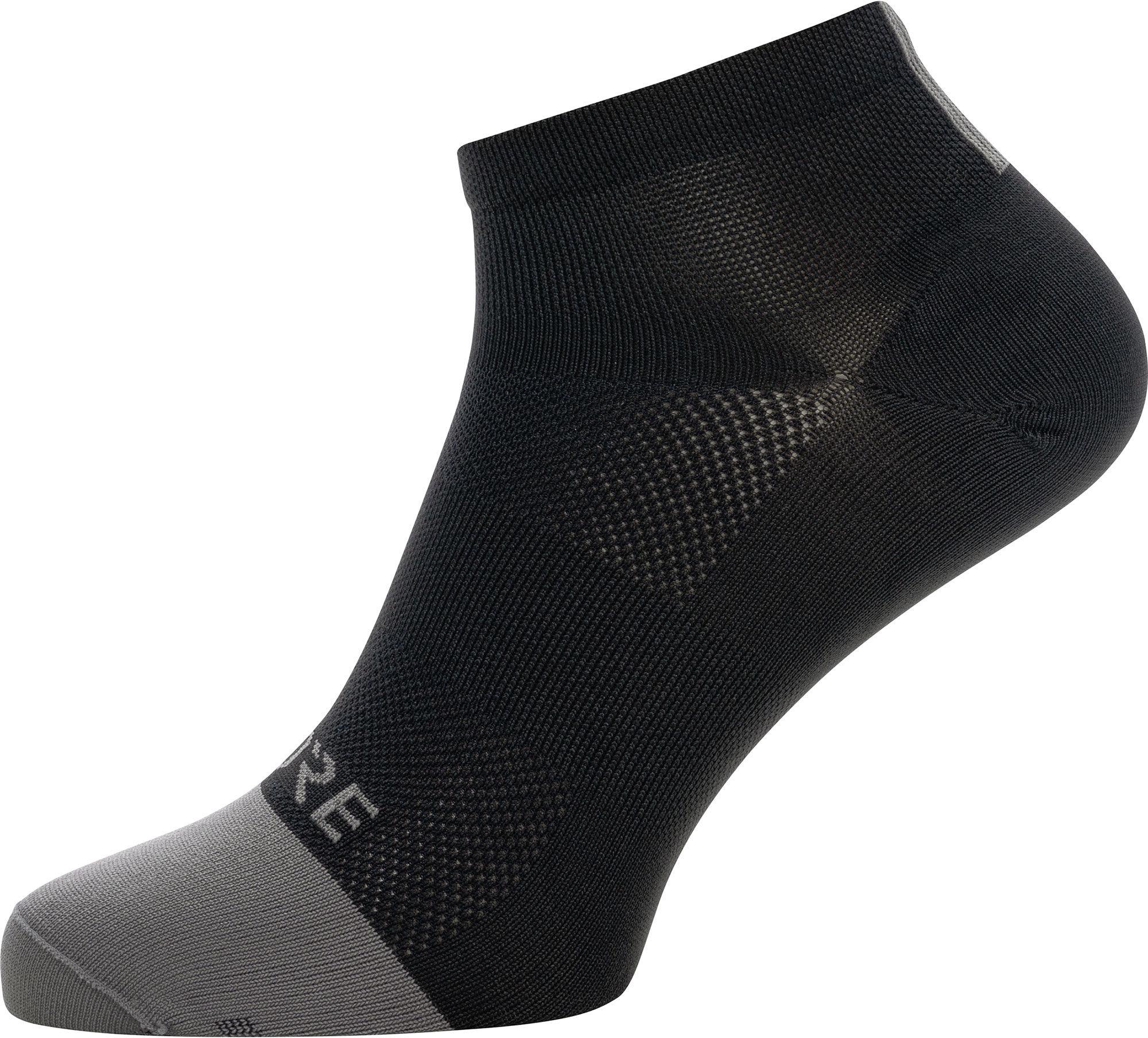 Gorewear M Light Short Socks  Black/graphite Grey
