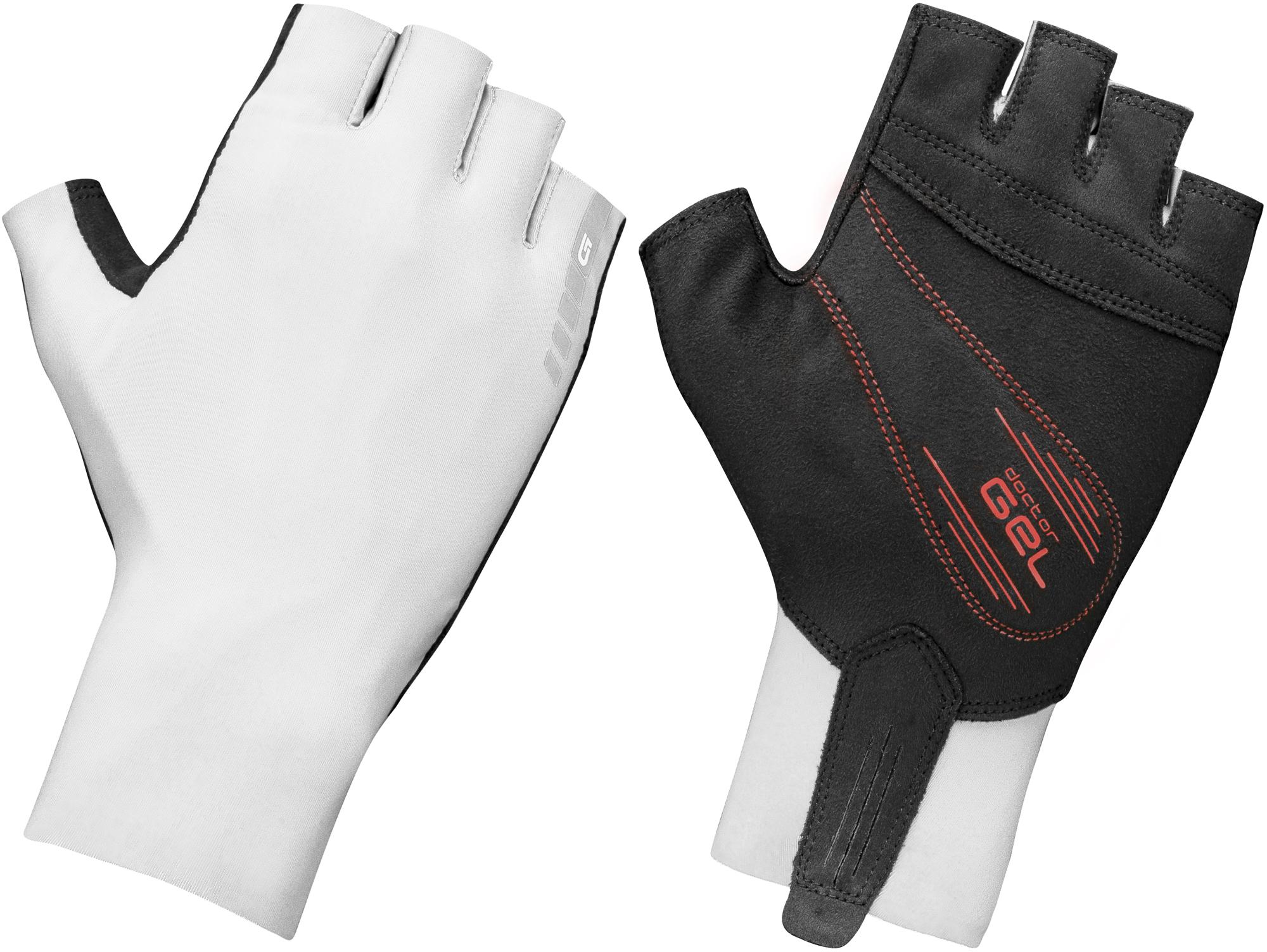 Gripgrab Aero Tt Short Finger Gloves  White/white