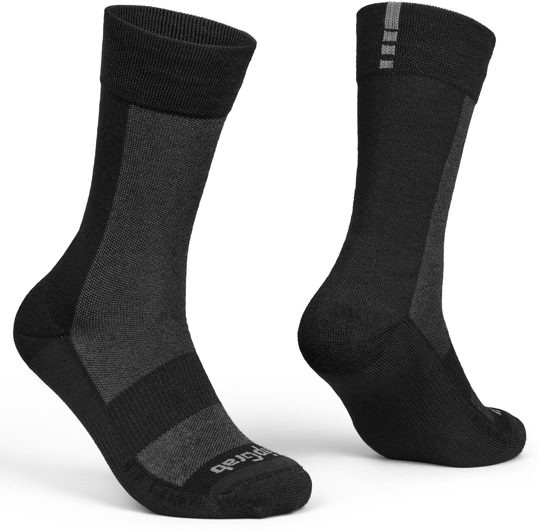 Gripgrab Alpine Merino High Cut Winter Socks  Black