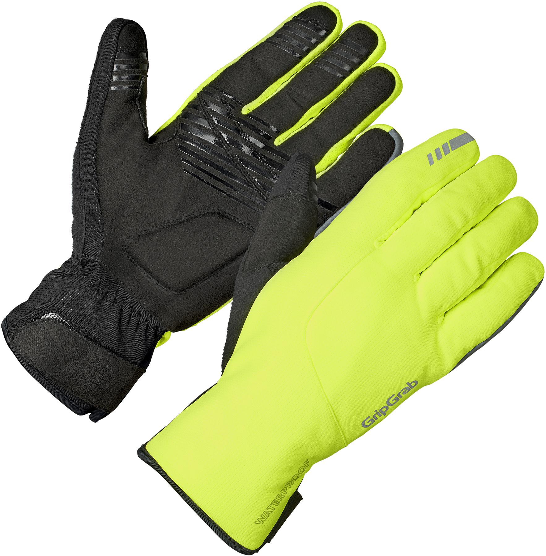 Gripgrab Polaris 2 Waterproof Winter Gloves  Hi-viz Yellow