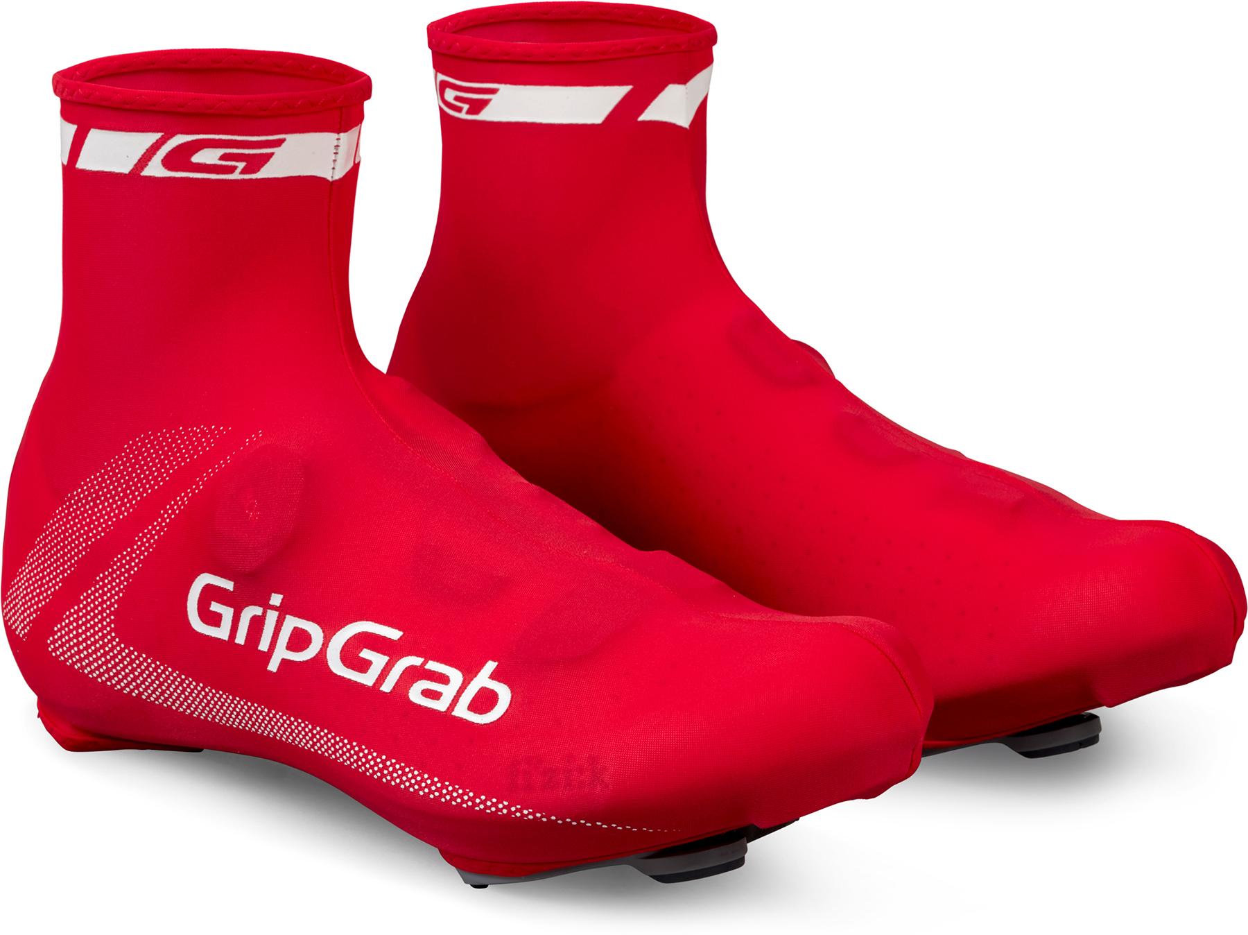 Gripgrab Raceaero Lightweight Lycra Shoe Cover  Red