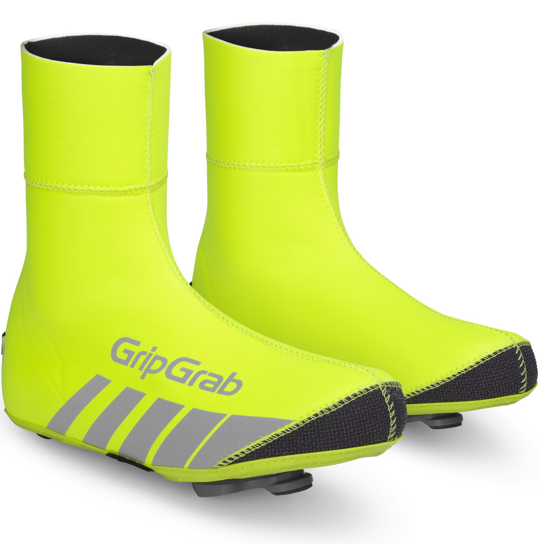 Gripgrab Racethermo Hi-vis Waterproof Overshoes  Fluorescent Yellow