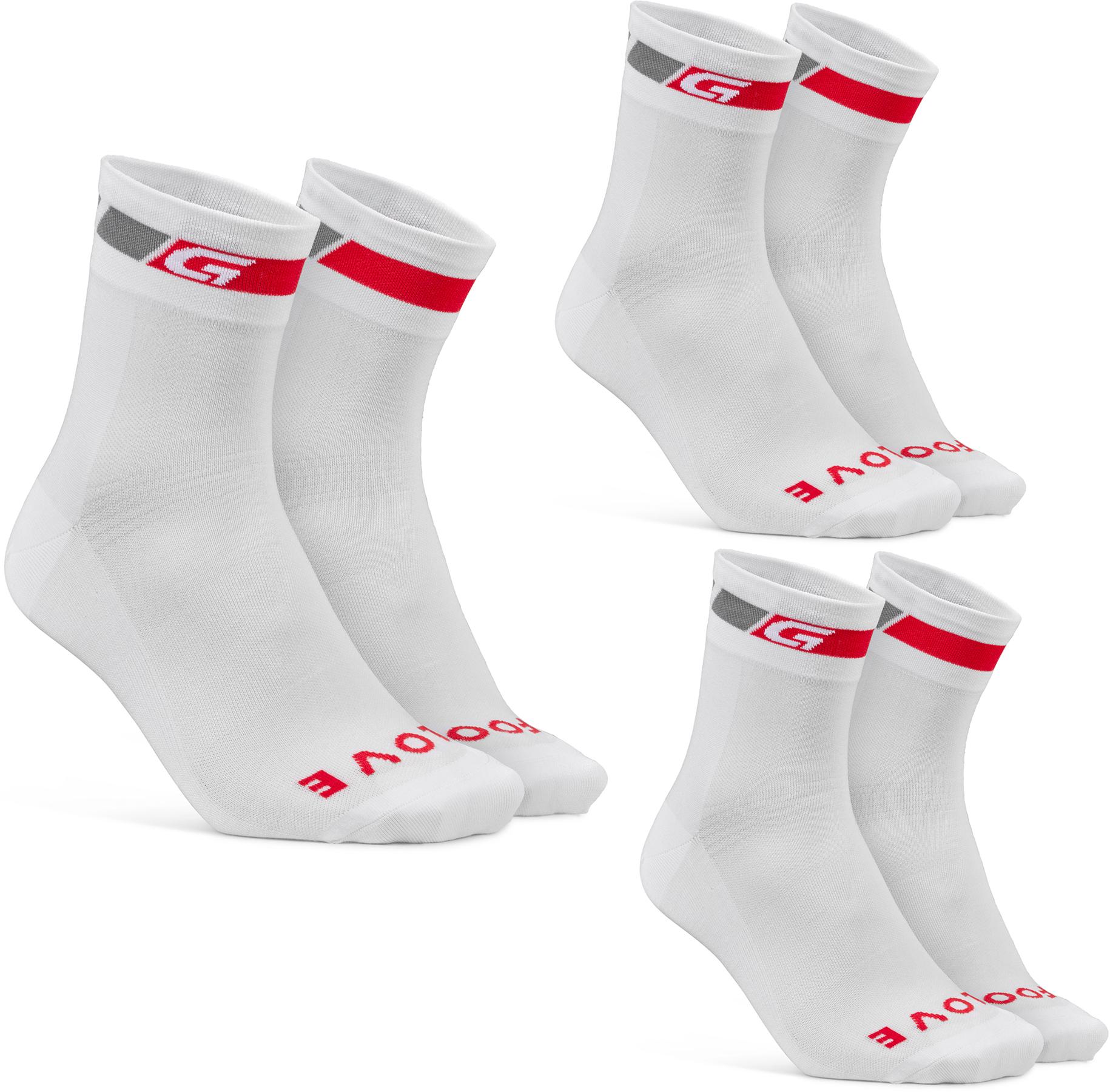 Gripgrab Regular Summer Socks (3 Pack)  White