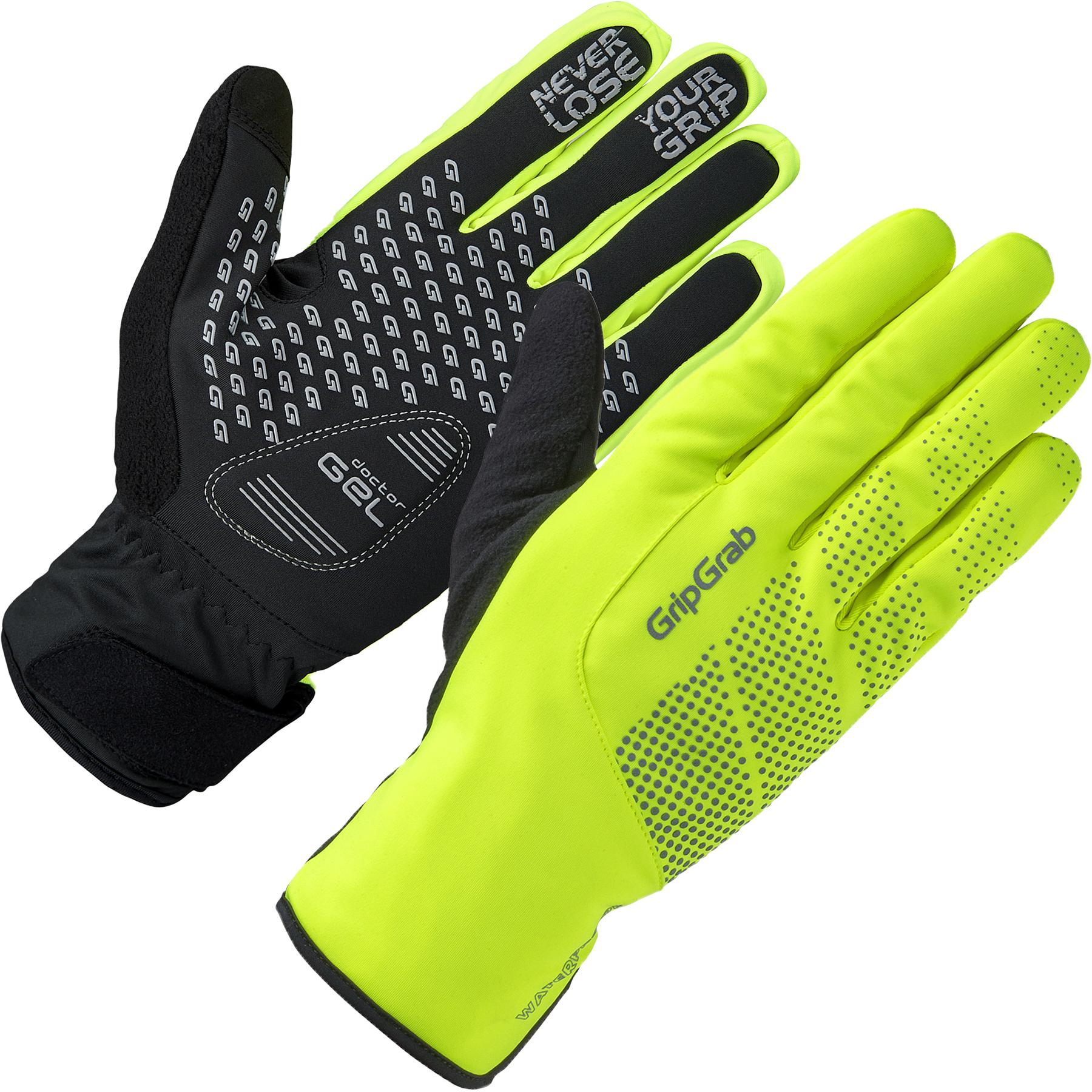 Gripgrab Ride Hi-vis Waterproof Winter Glove  Fluorescent Yellow