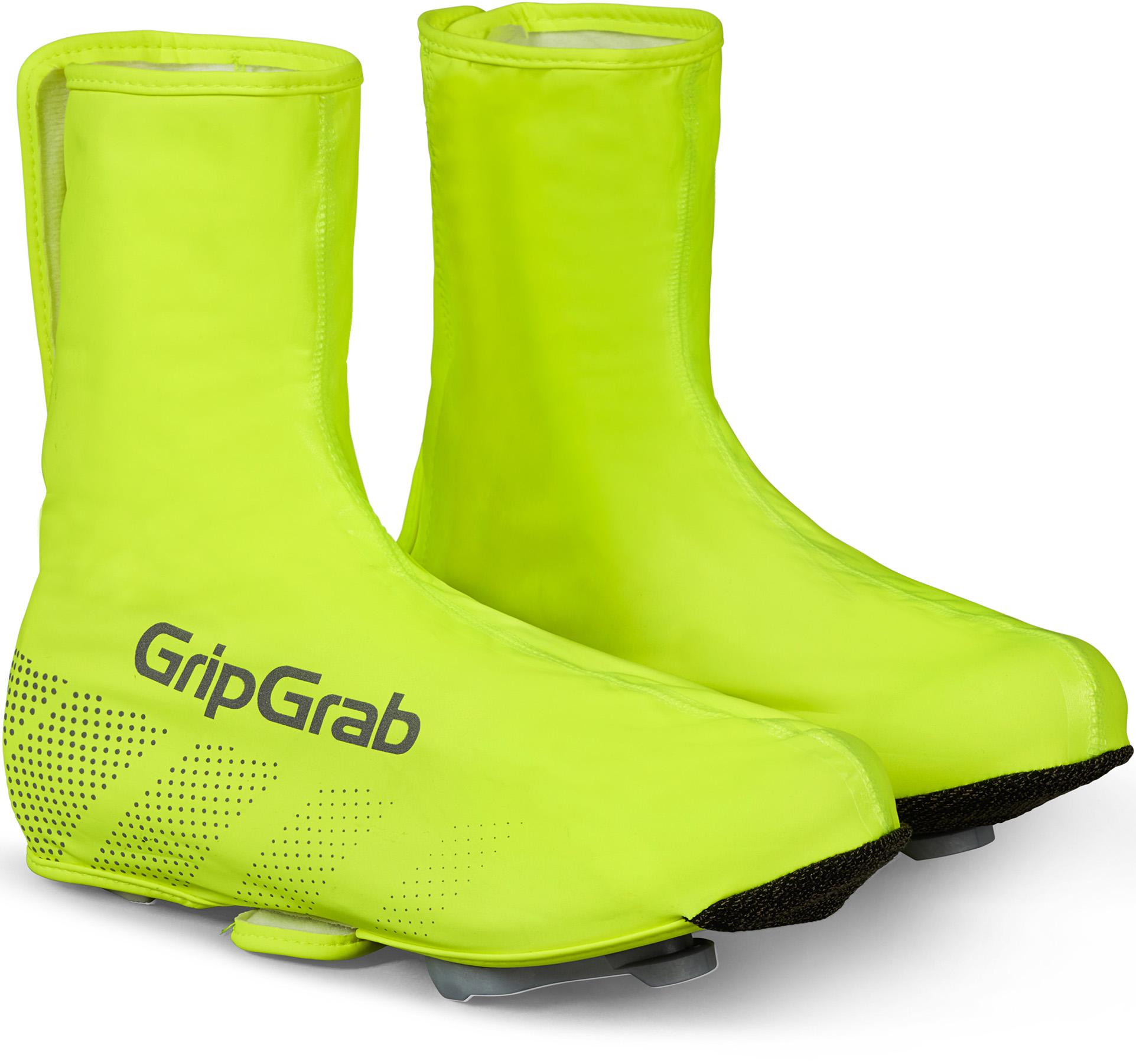 Gripgrab Ride Waterproof Hi-vis Overshoes  Fluorescent Yellow