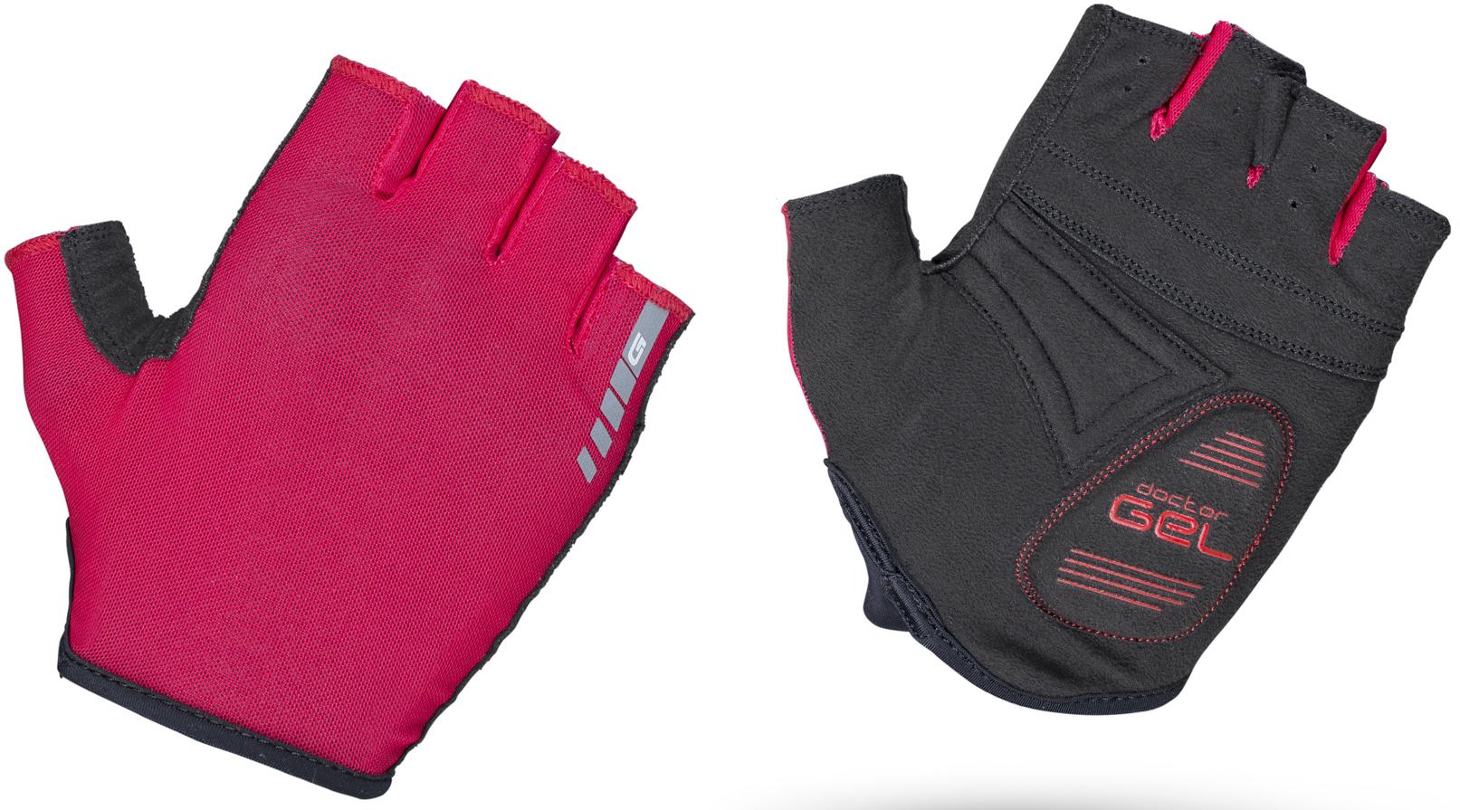 Gripgrab Solara Lightweight Padded Gloves  Red