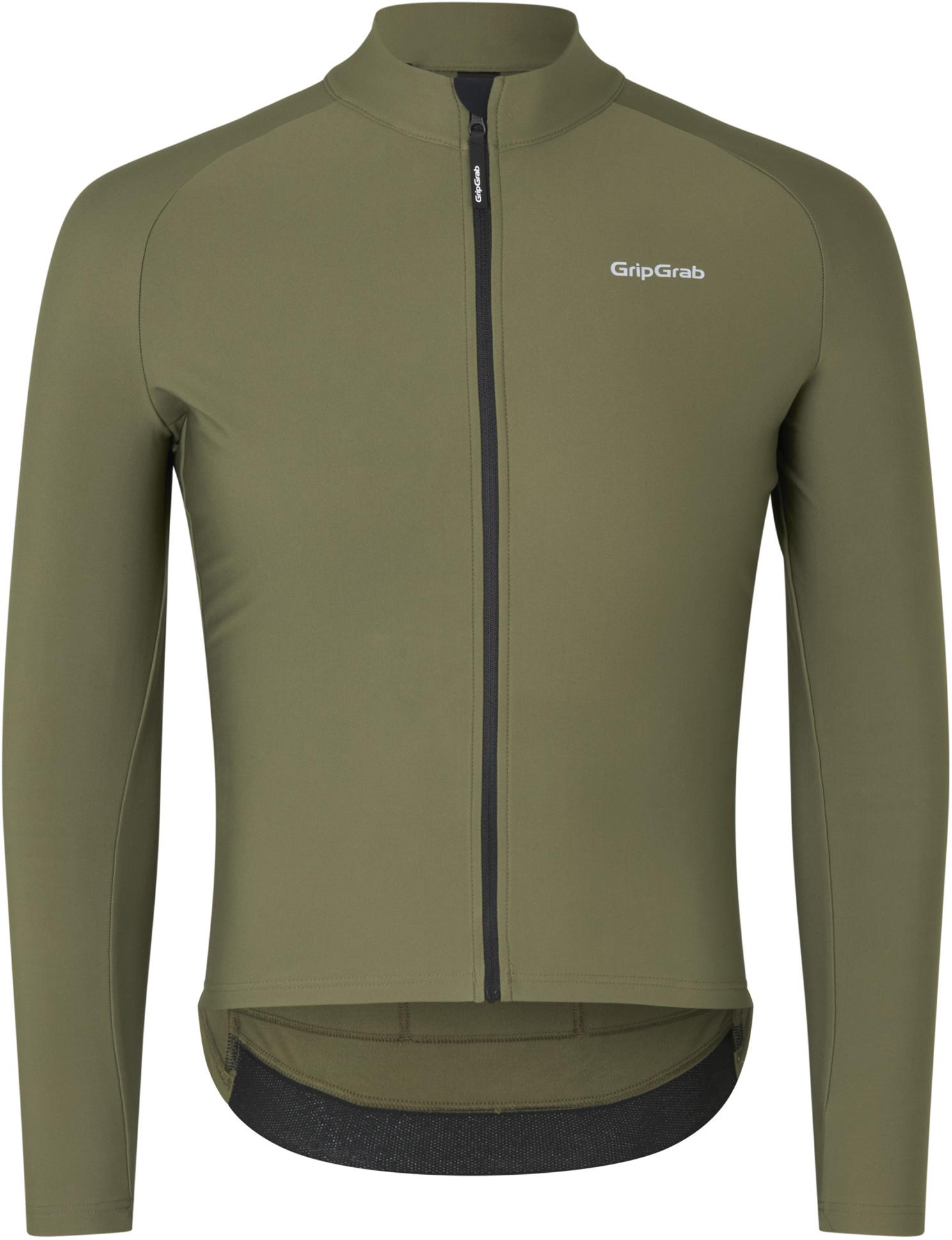 Gripgrab Thermapace Thermal Long Sleeve Jersey  Olive Green