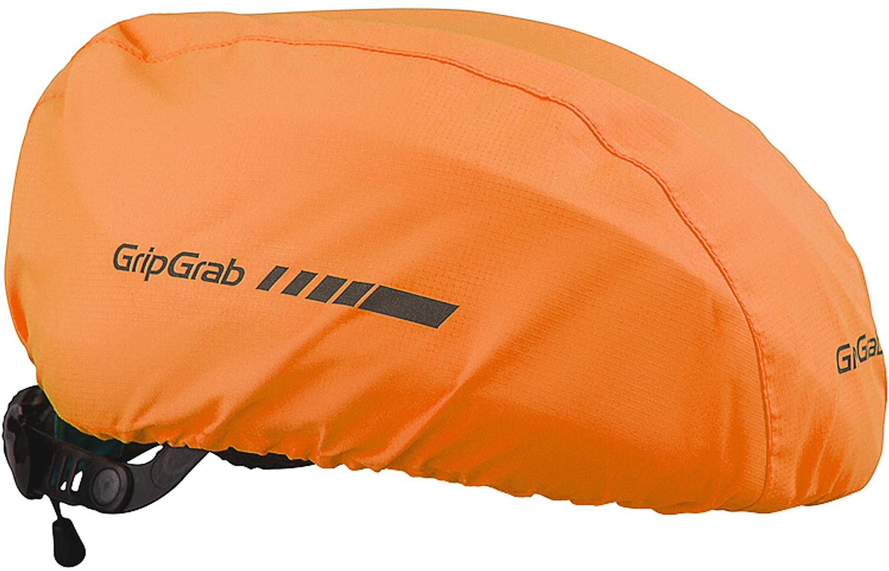 Gripgrab Waterproof Hi-vis Helmet Cover  Hi-viz Orange