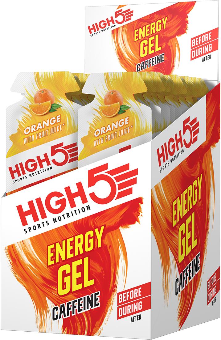 High5 Energy Gels Plus Caffeine 38g X 20