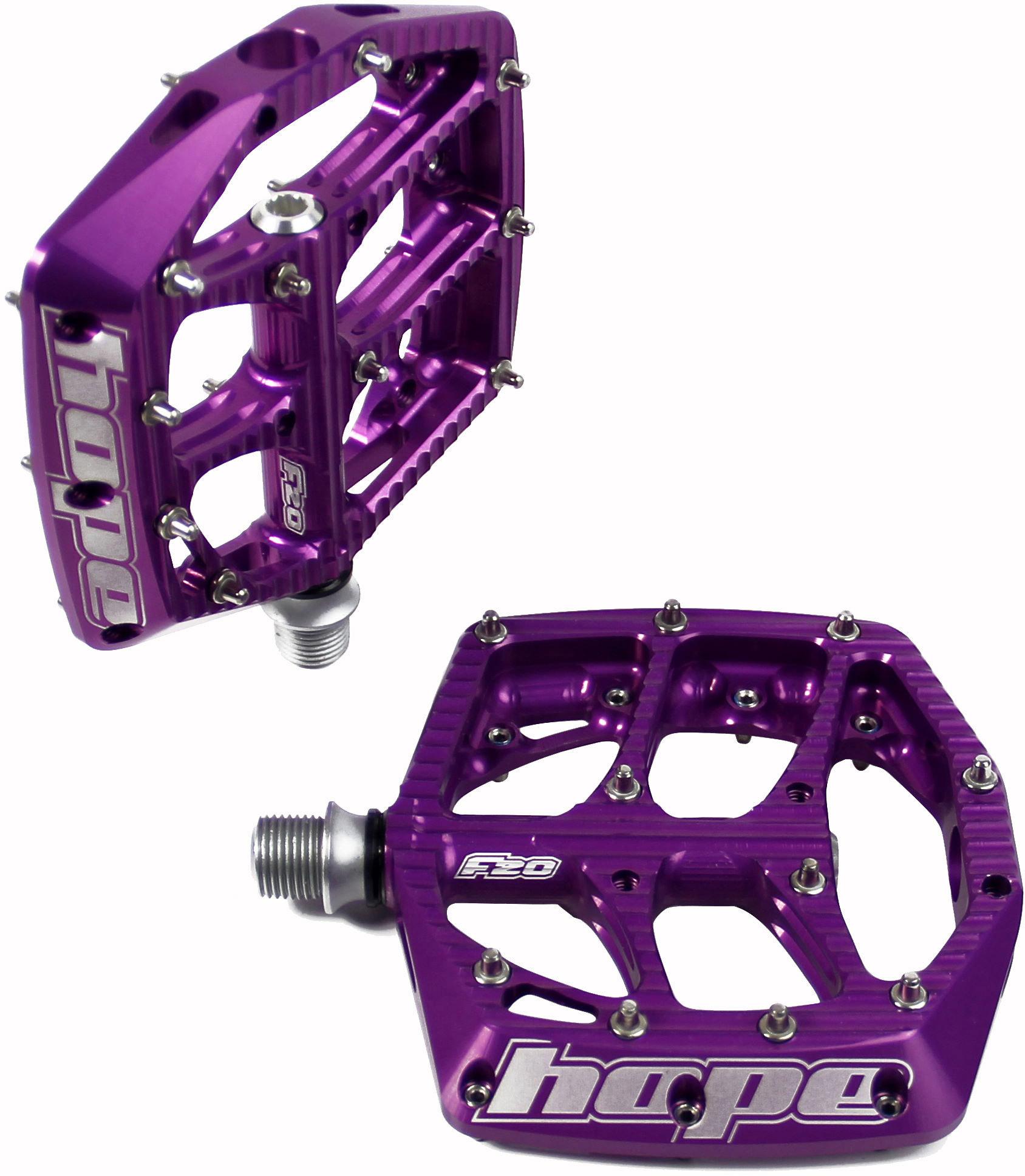 Hope F20 Flat Pedals  Purple