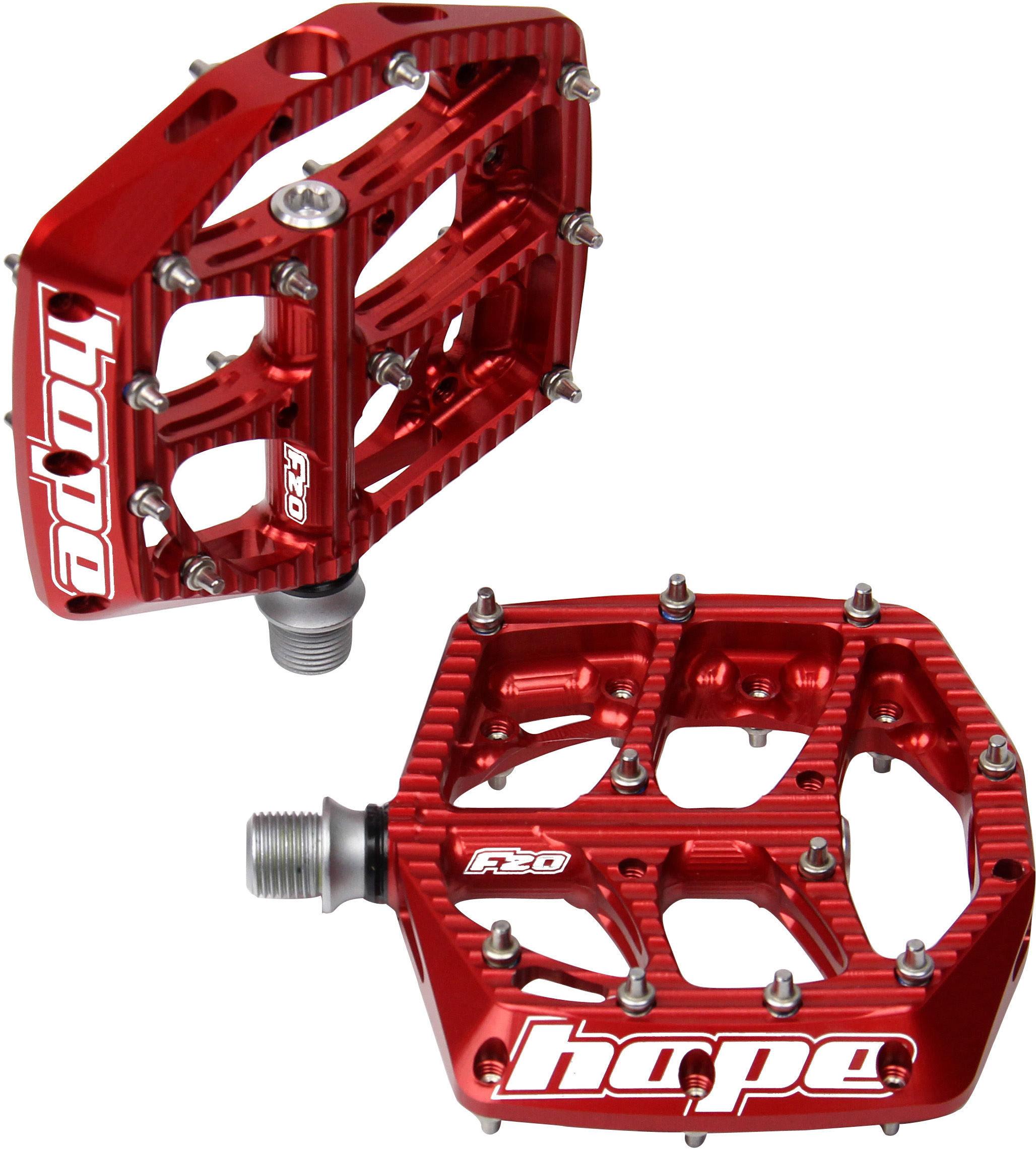 Hope F20 Flat Pedals  Red