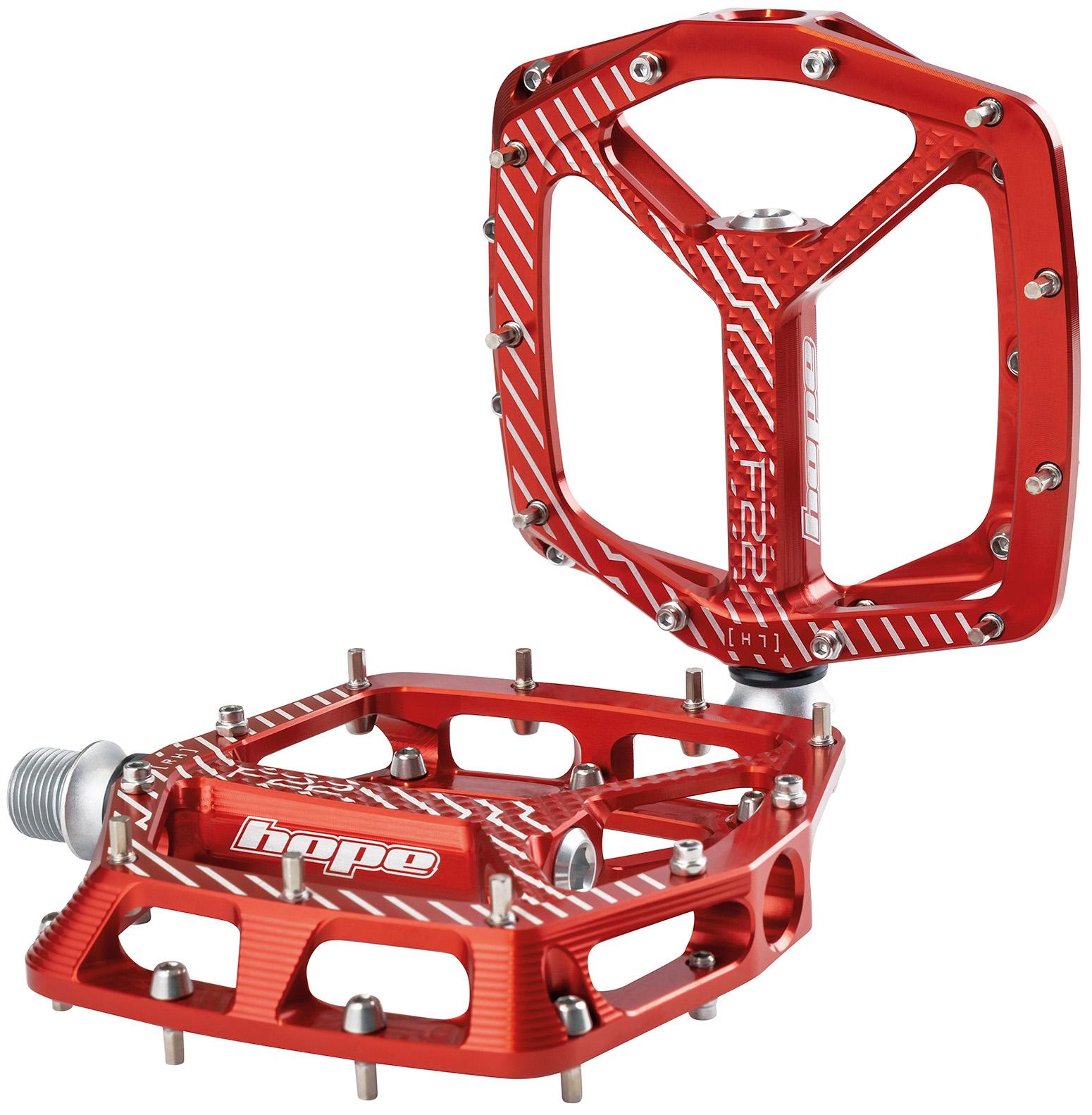 Hope F22 Flat Pedals  Red
