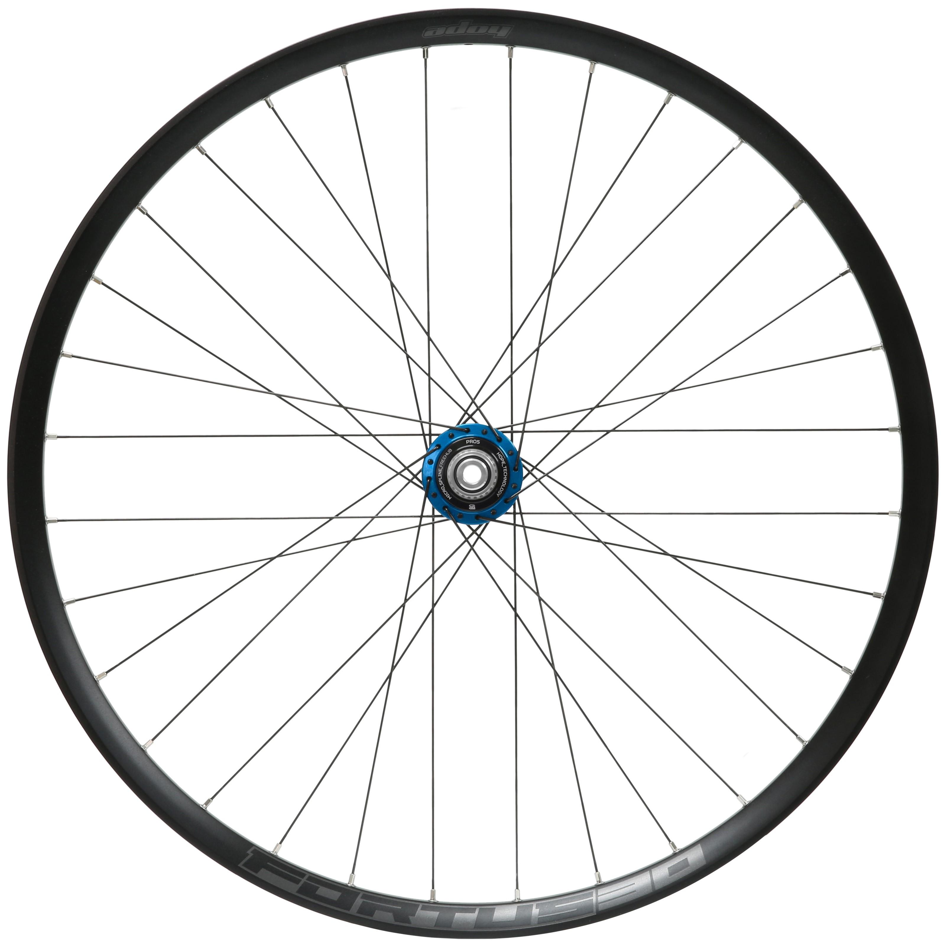 Hope Fortus 30 Pro 5 Rear Wheel (6 Bolt)  Black/blue