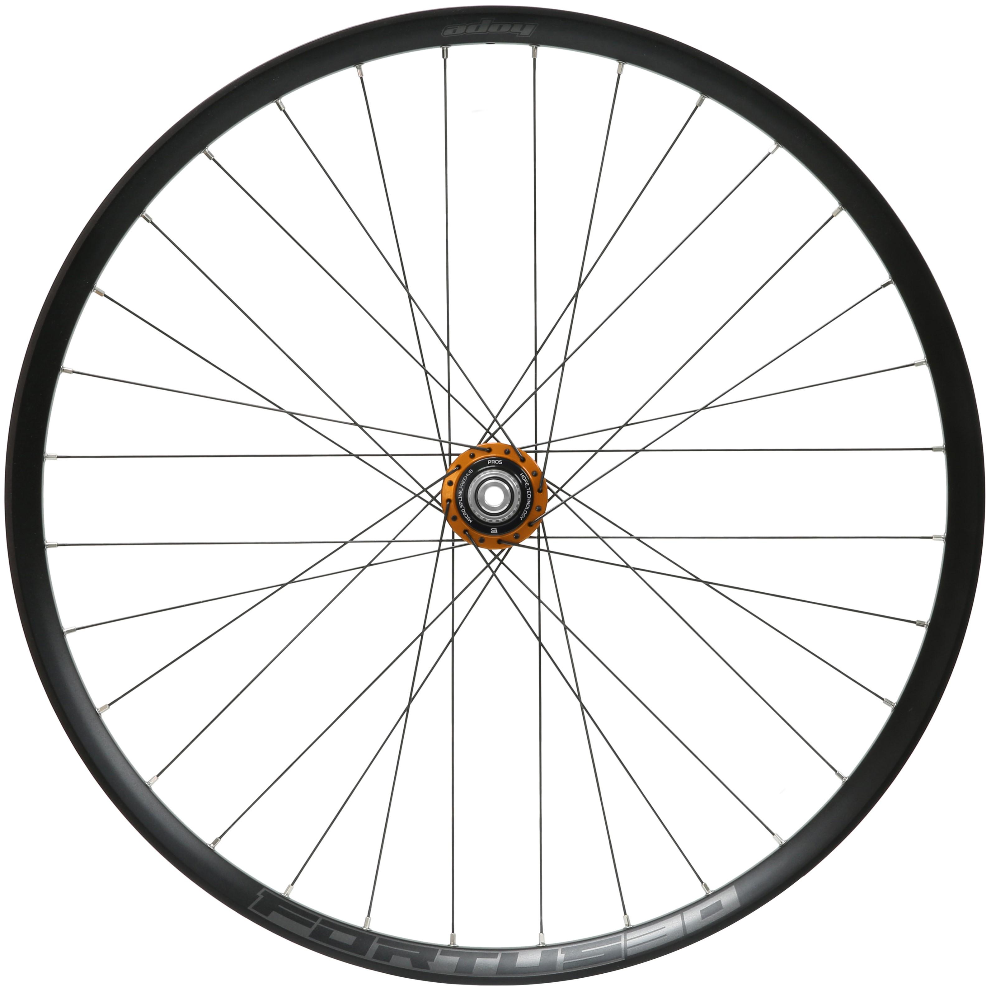 Hope Fortus 30 Pro 5 Rear Wheel (centre-lock)  Black/orange