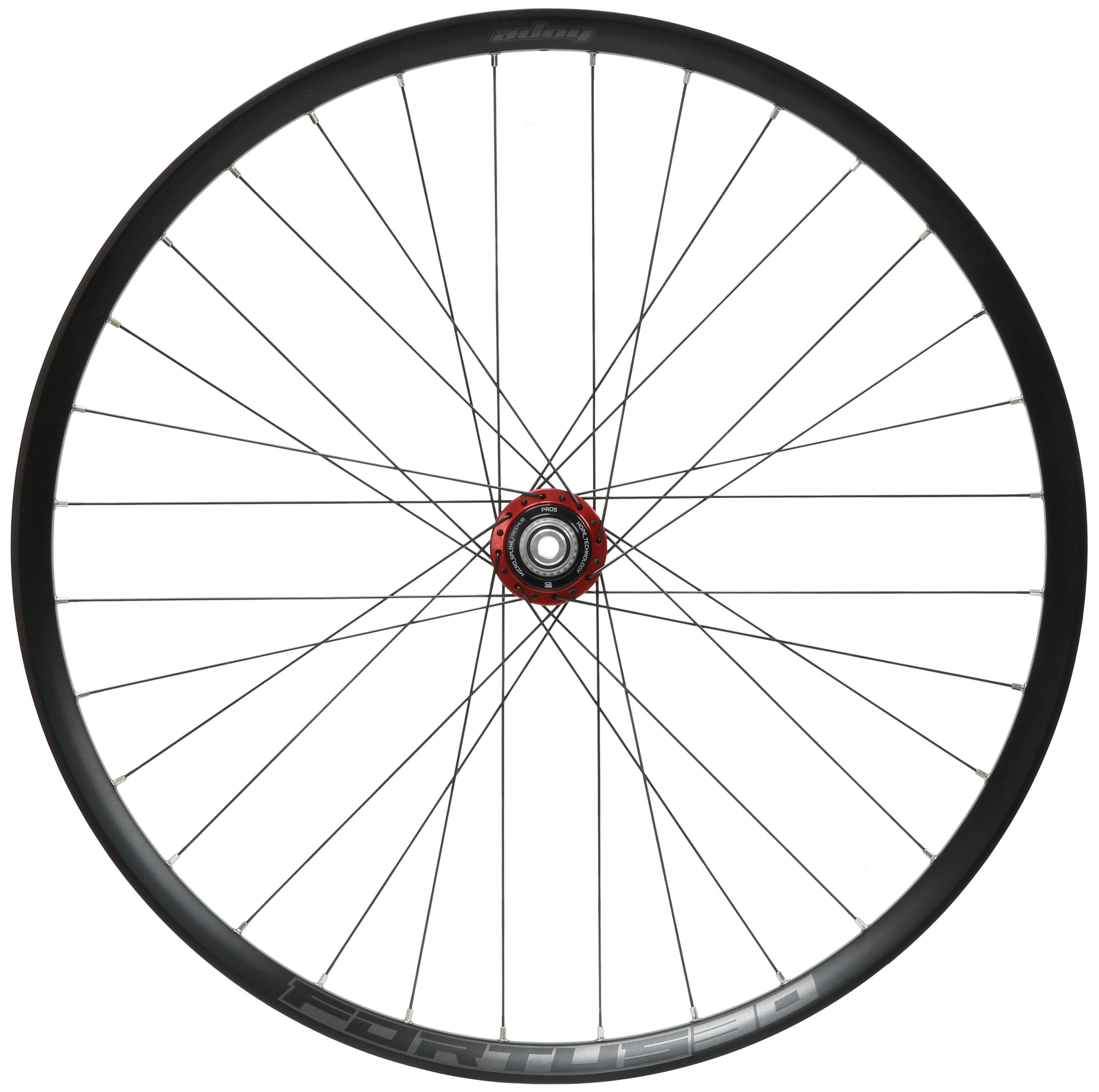 Hope Fortus 30 Pro 5 Rear Wheel (centre-lock)  Black/red