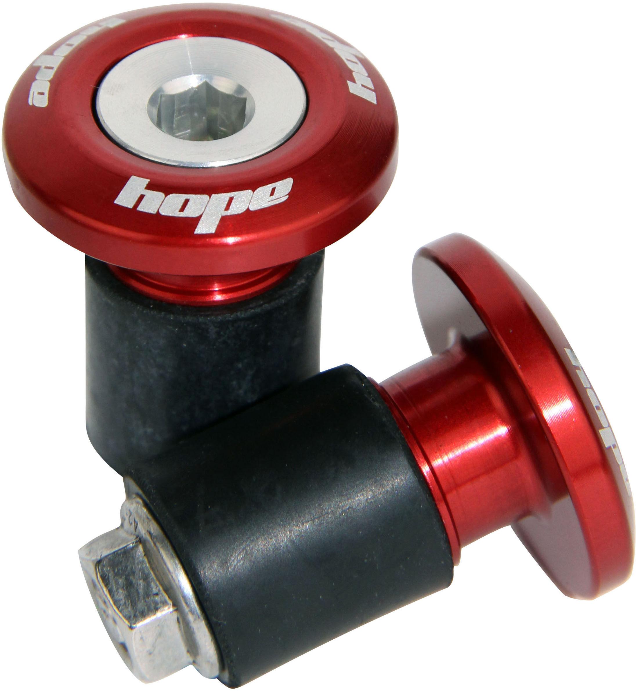 Hope Grip Doctor Bar End Plugs  Red