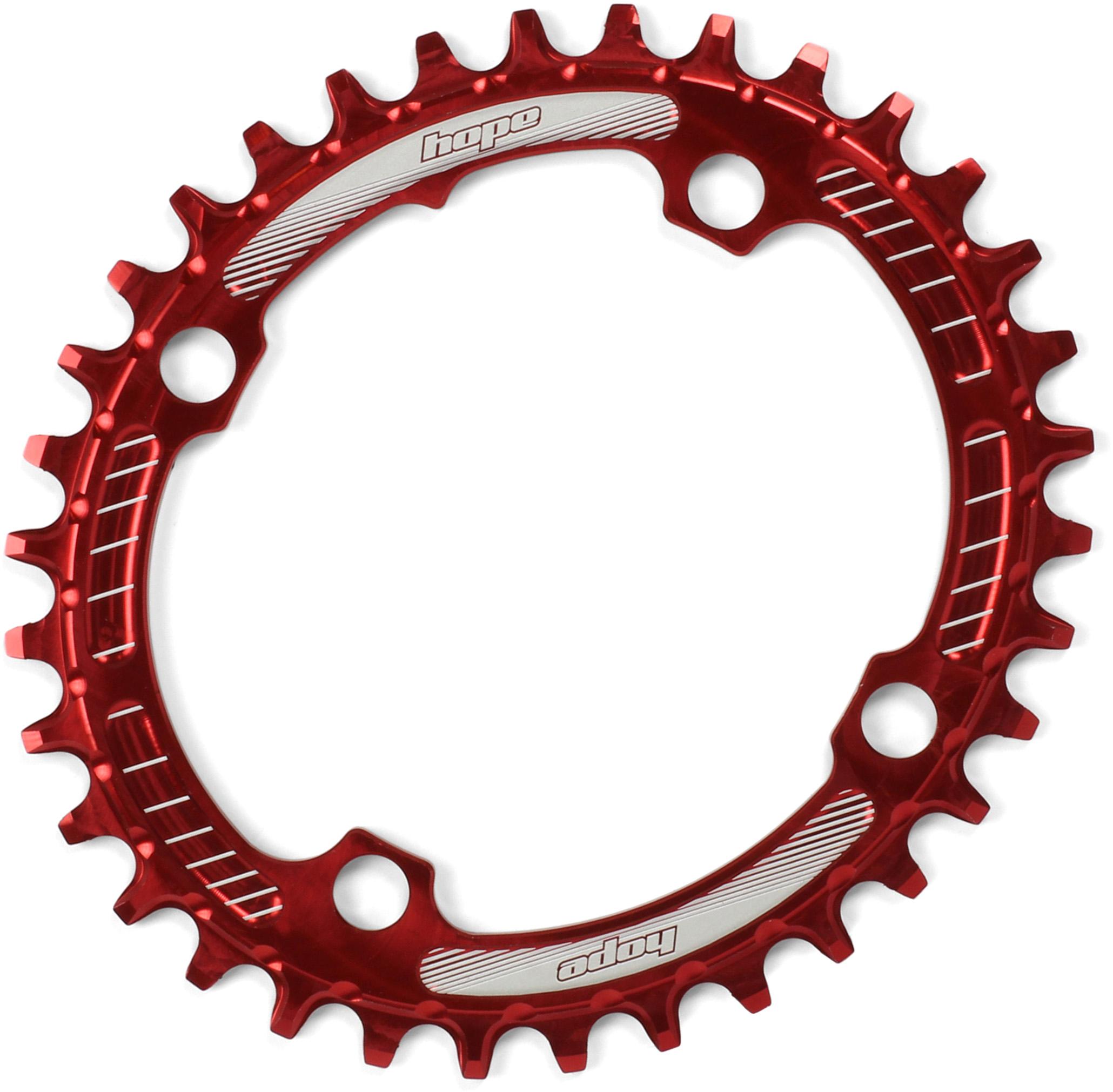 Hope Oval Retainer Mtb Chain Ring  Red