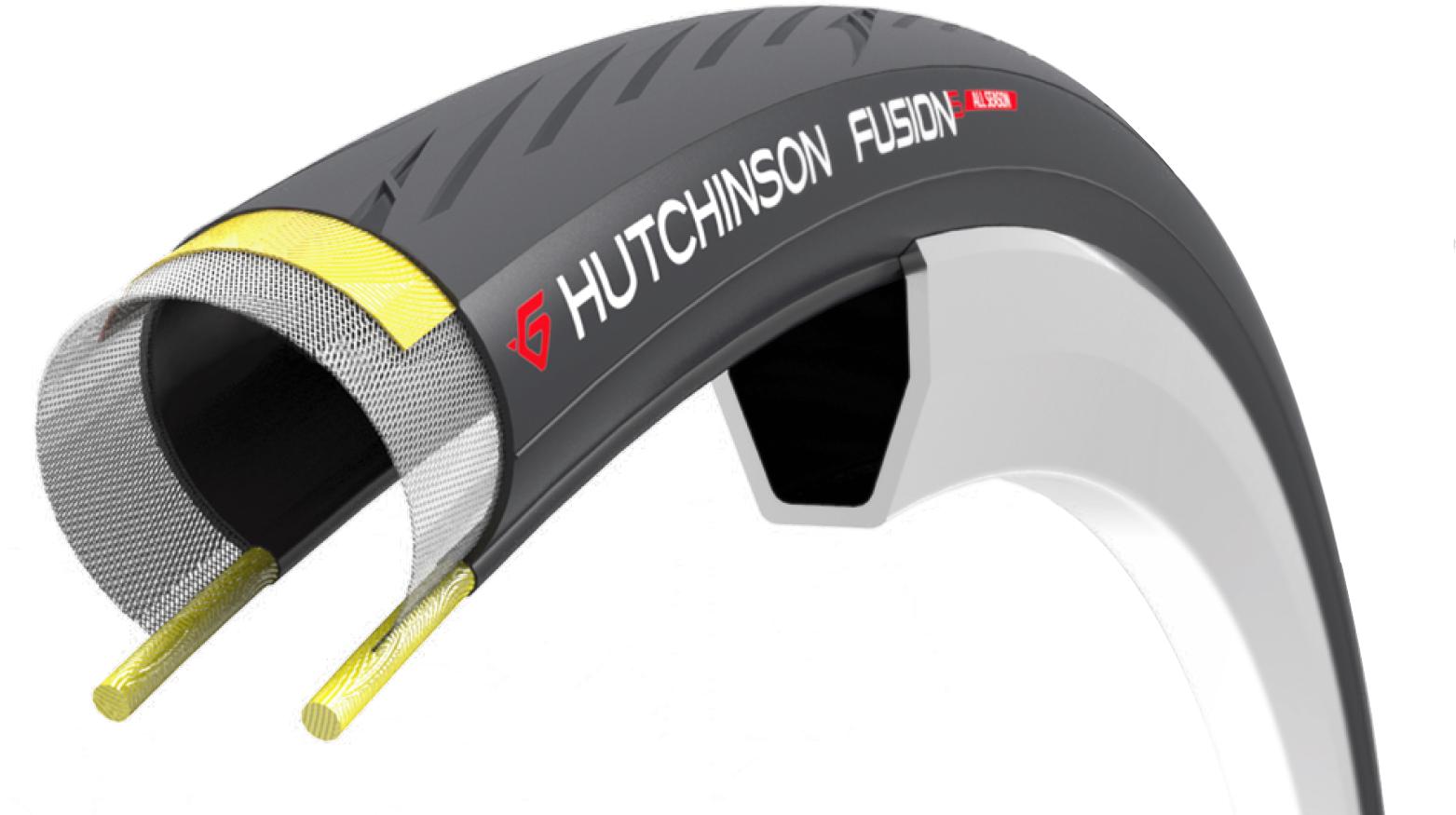 Hutchinson Fusion 5 All Season Road Tyre  Black