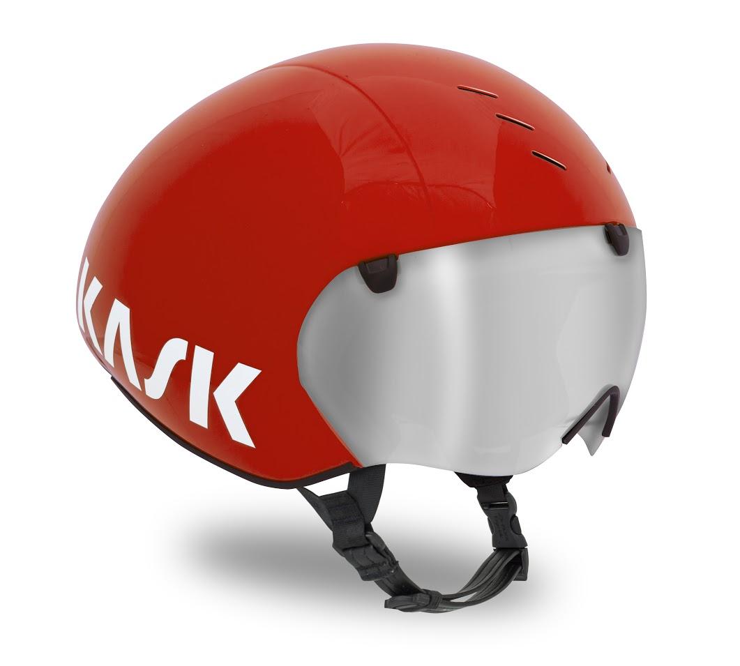 Kask Bambino Pro Helmet  Red/white