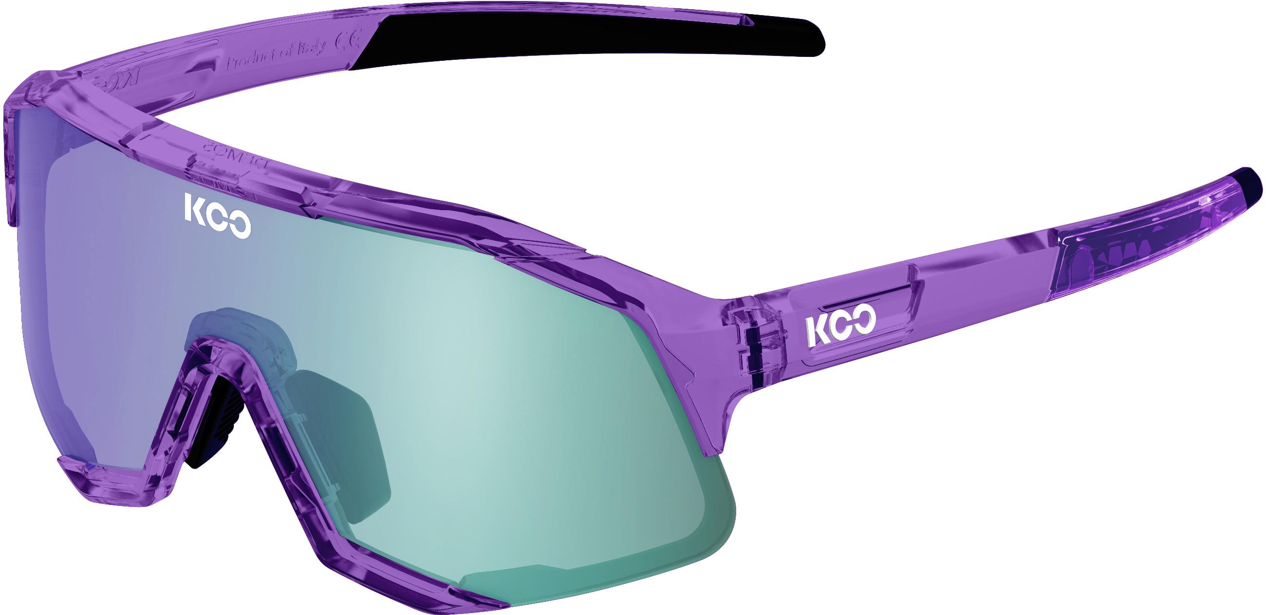 Koo Demos Luce Capsule Sunglasses (green Mirror Lens)  Violet Glass Green