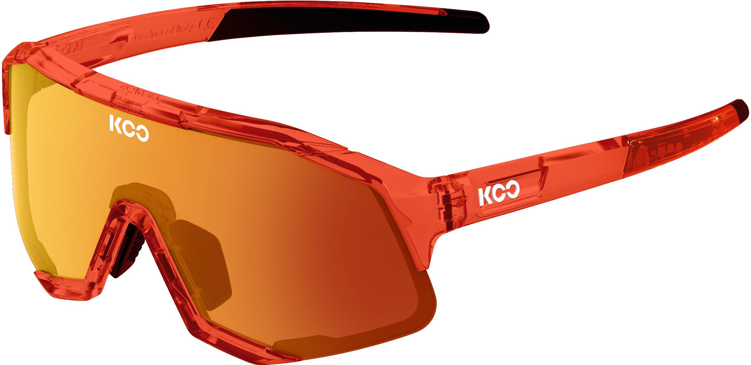 Koo Demos Luce Capsule Sunglasses (red Mirror Lens)  Red Glass Red