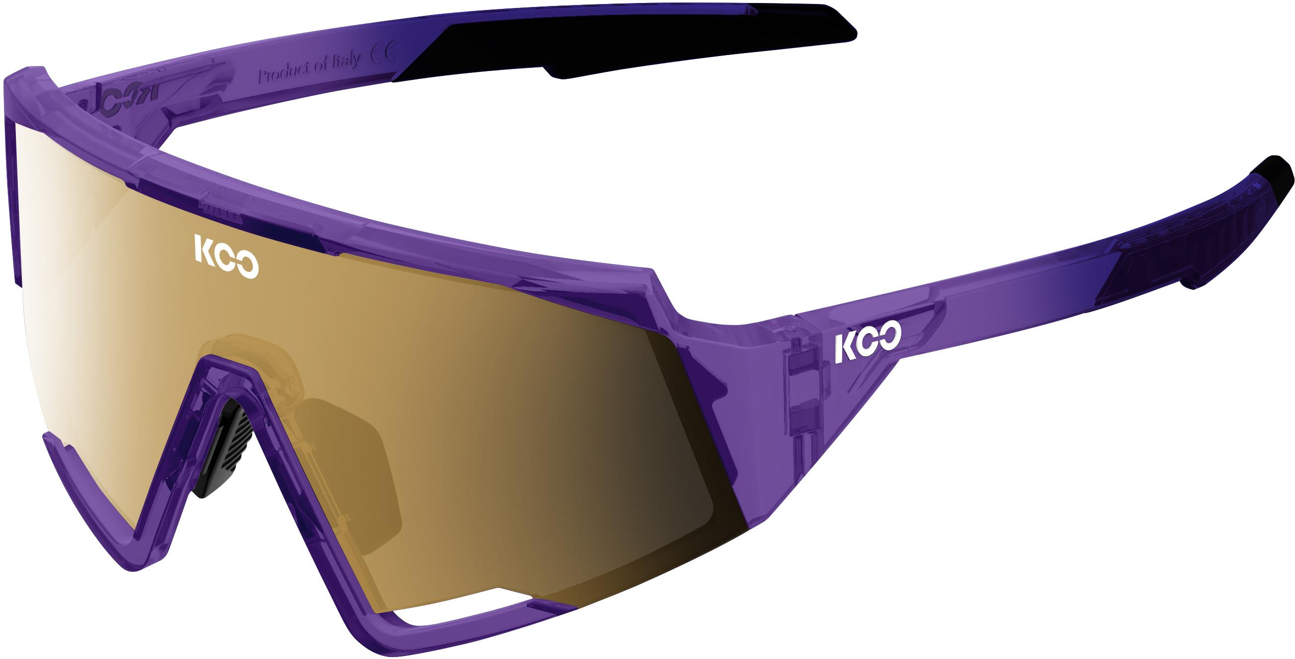 Koo Spectro Luce Capsule Sunglasses (gold Mirror Lens)  Violet Glass Gold