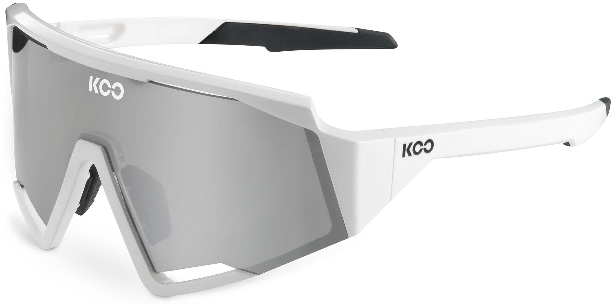 Koo Spectro Sunglasses (super Silver Lens)  White/silver
